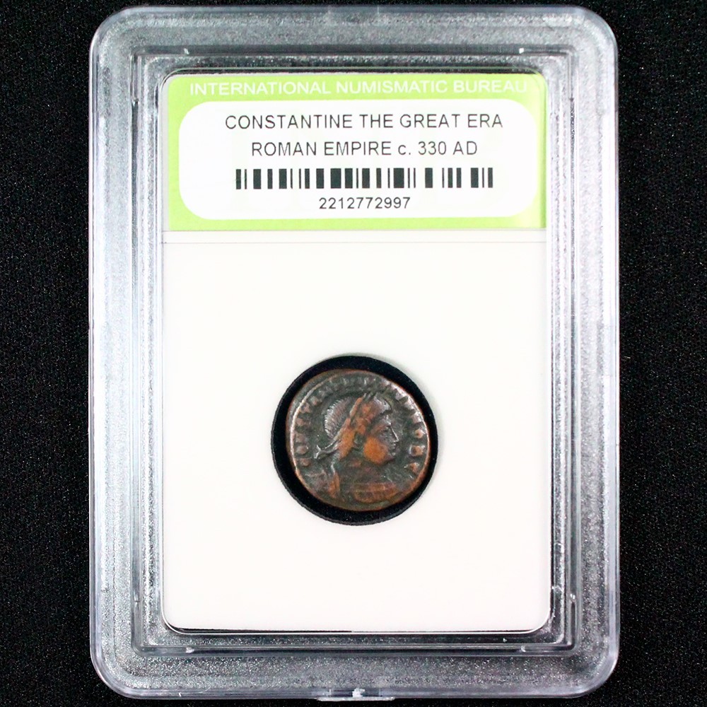 High Quality Constantine the Great Era Ancient Bronze Coin c. 330 AD