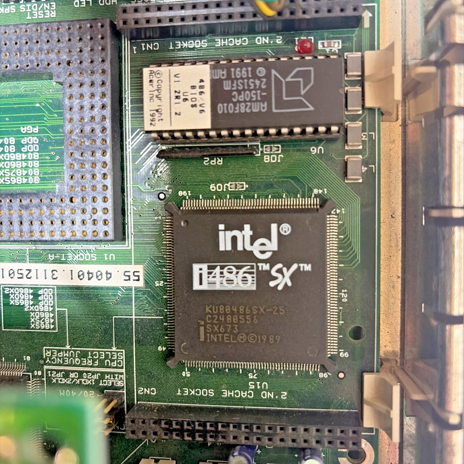 1992 Acer Acros 486SX/25 Model 4155 PC Computer PZ25D