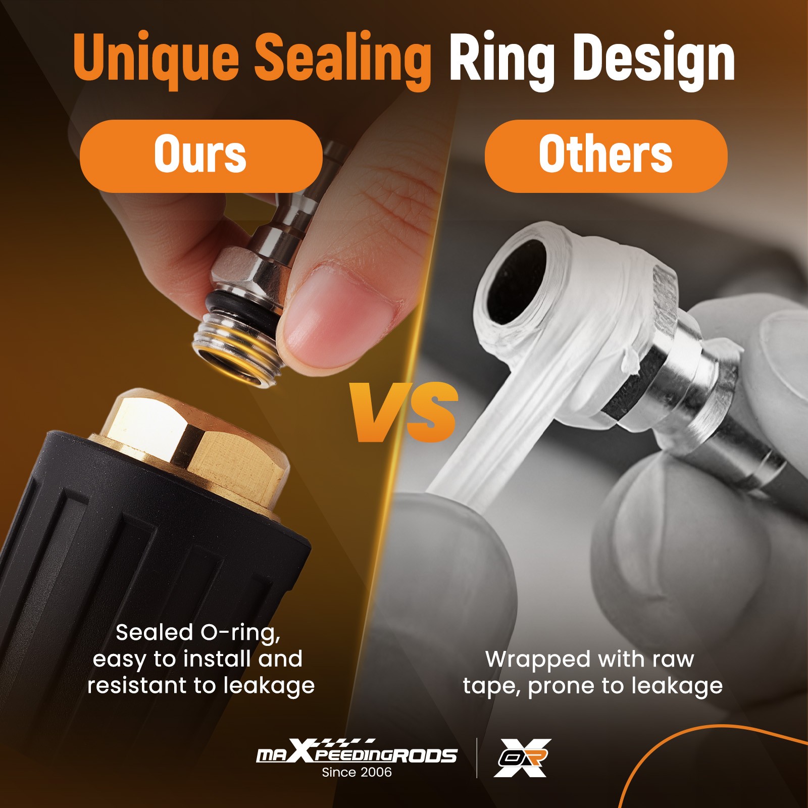 2500PSI Turbo Nozzle 1/4 Quick Connect for Pressure Washer Aluminum Core Tip