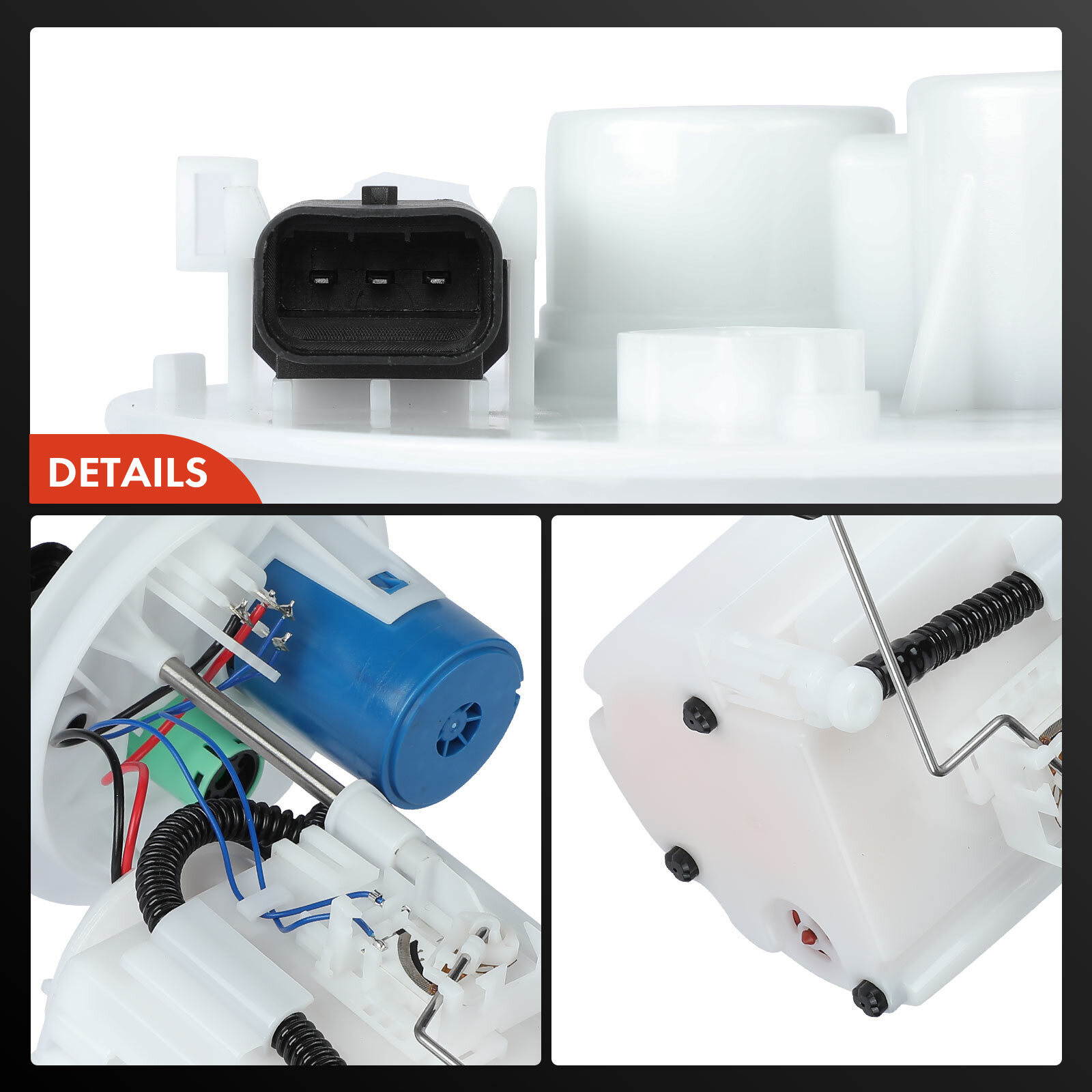 Electric Fuel Pump Assembly w/ Sensor for Hyundai Accent Kia Rio 2012-2015 1.6L