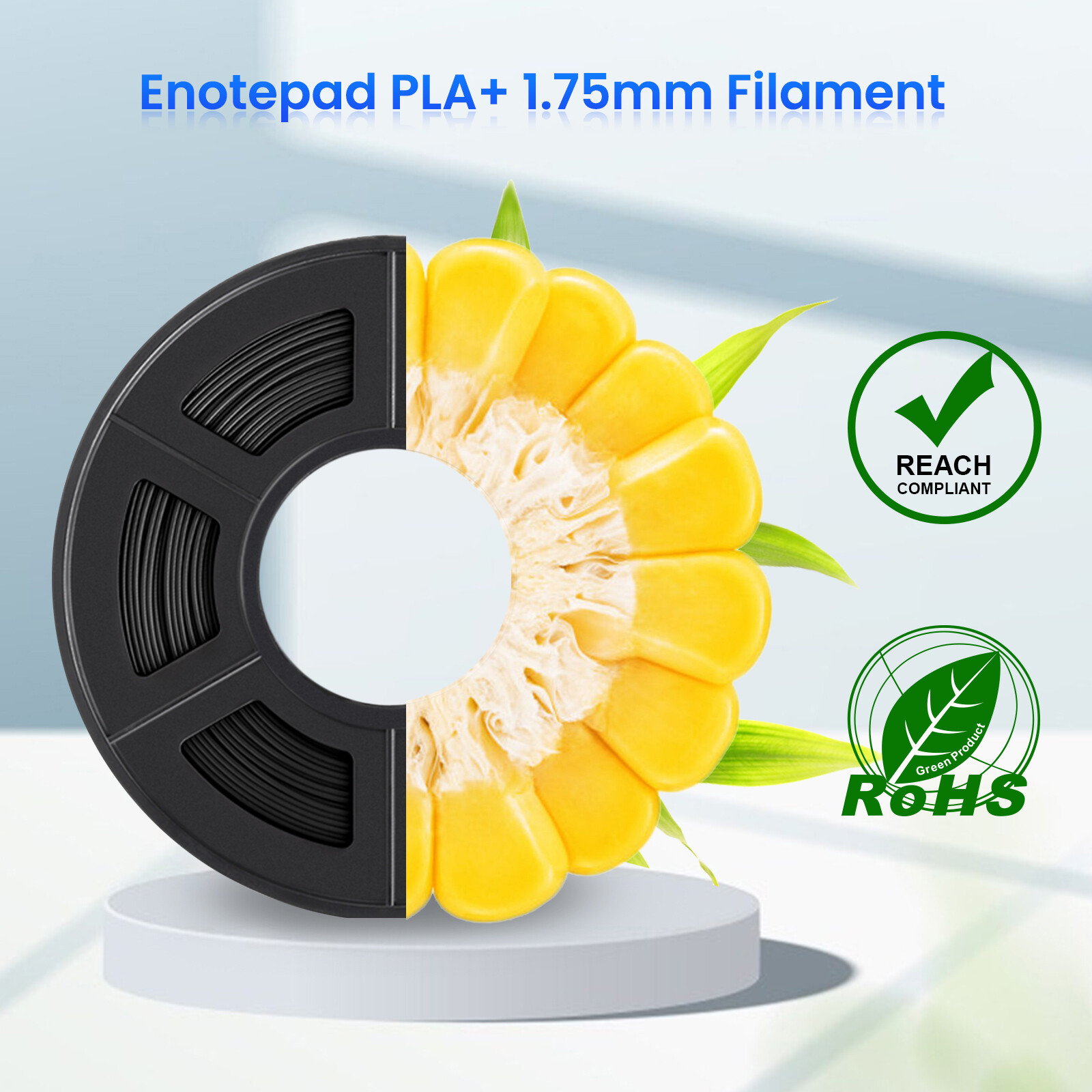 SUNLU 5×1KG PLA Matte PLA+ PLAMETA PETG SILK ABS 3D Filament Combo