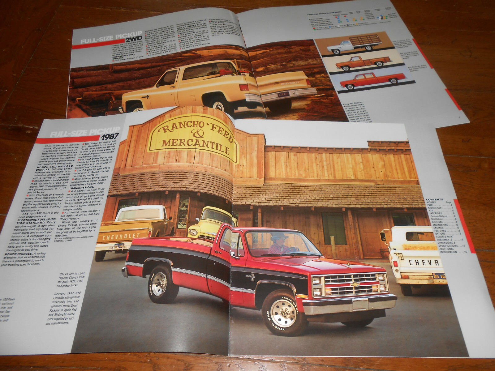 1987 CHEVROLET C/K PICKUP TRUCK BROCHURE 1500 2500 3500 / 16 p. 87 CHEVY CATALOG