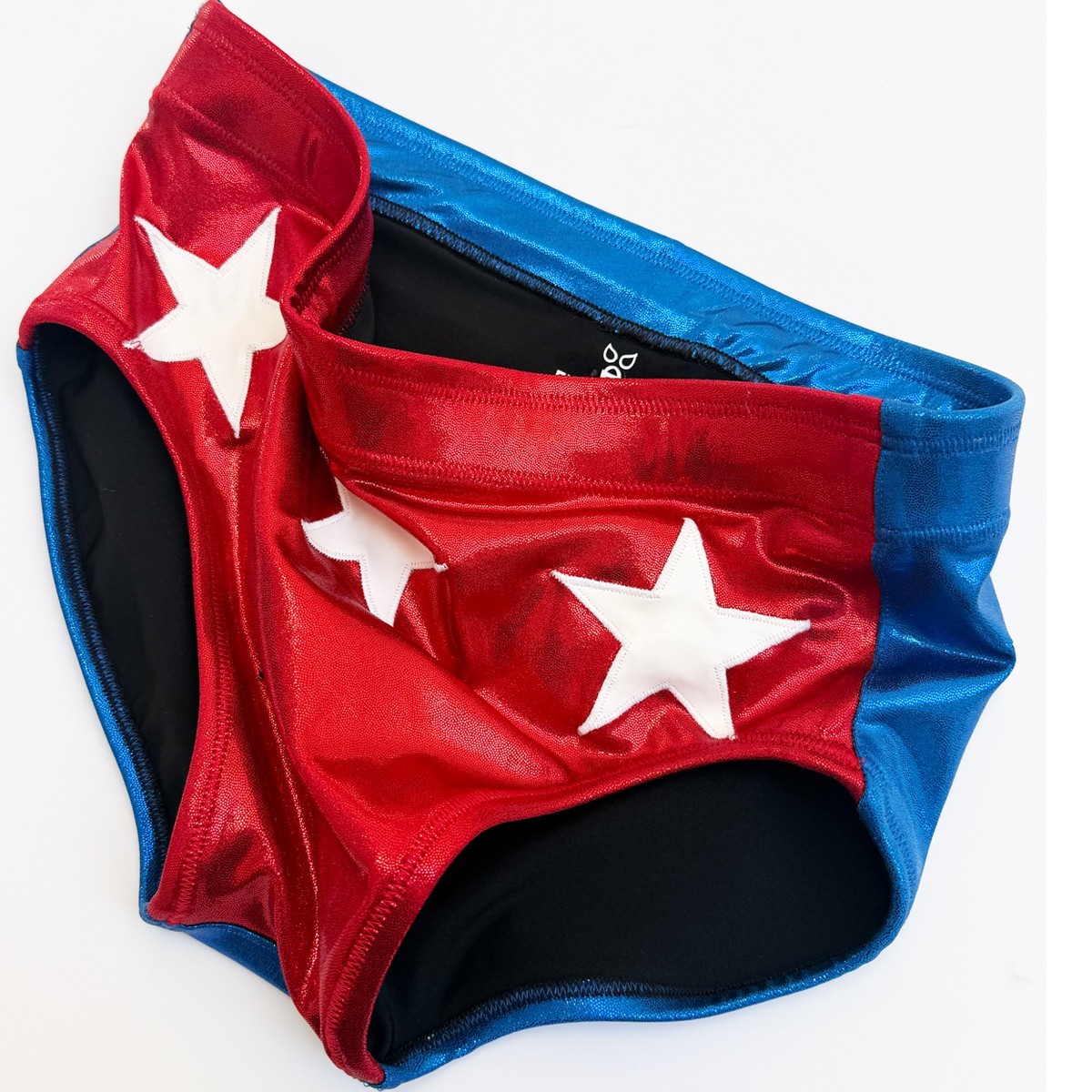 Pro Grade Wrestling Patriotic red white blue Wrestling trunks tights briefs gear