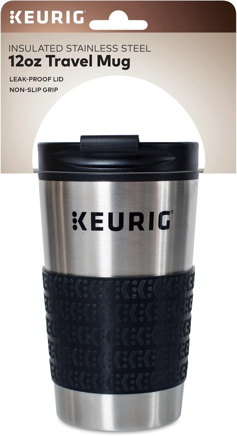 Keurig 12 Oz Stainless Steel Insulated Coffee Travel Mug