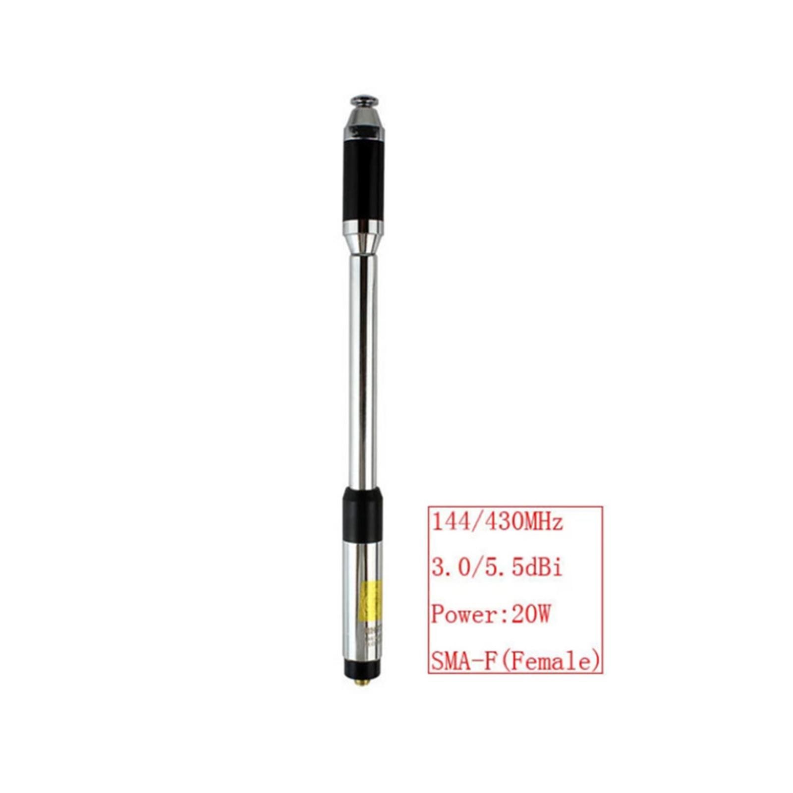 RH770 SMA-Female Dual Band VHF/UHF Telescopic Antenna For Baofeng BF-888S BF-V6