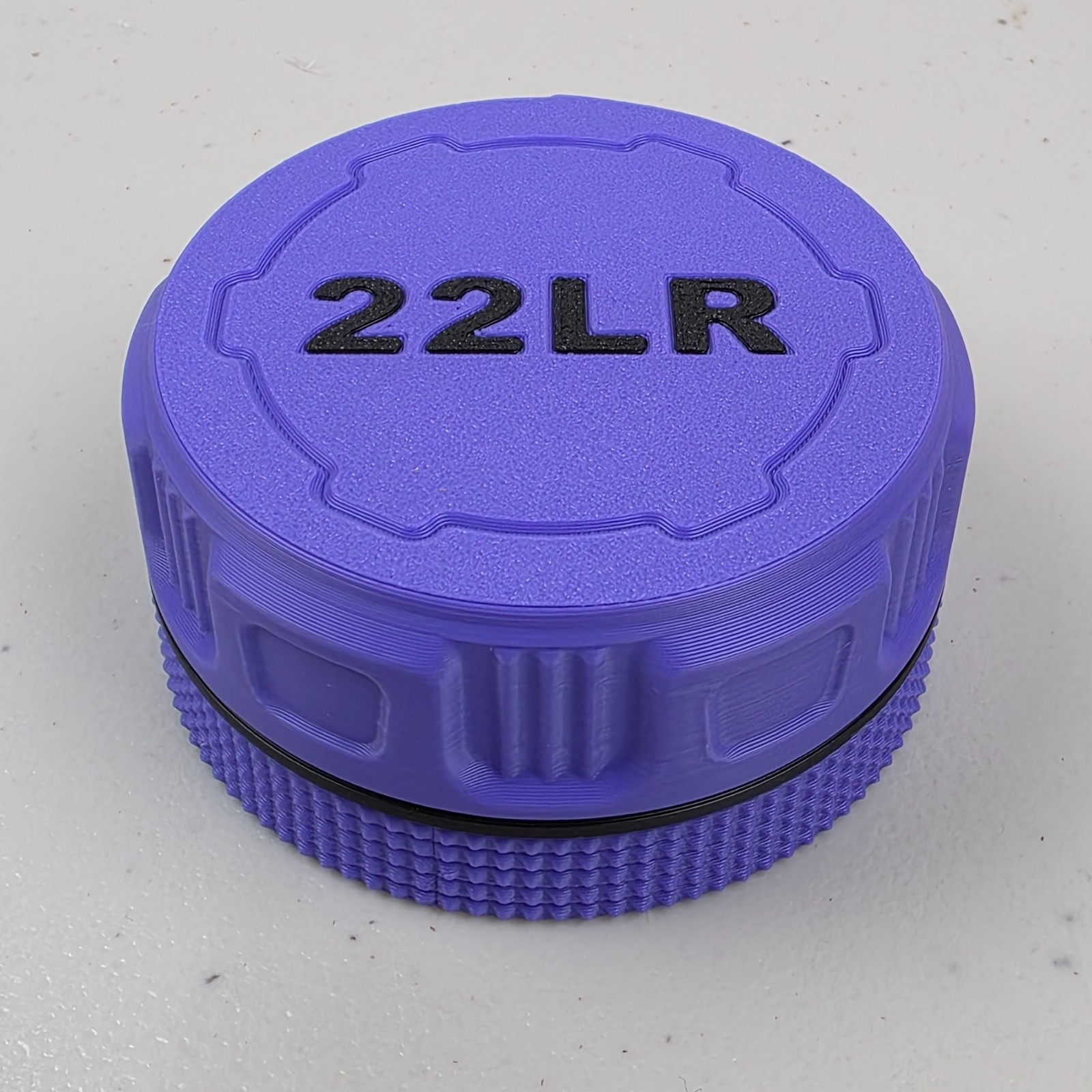 22 LR Mini Ammo Box Storage Case Container 55 Rounds with Screw On Lid - 3 Pack