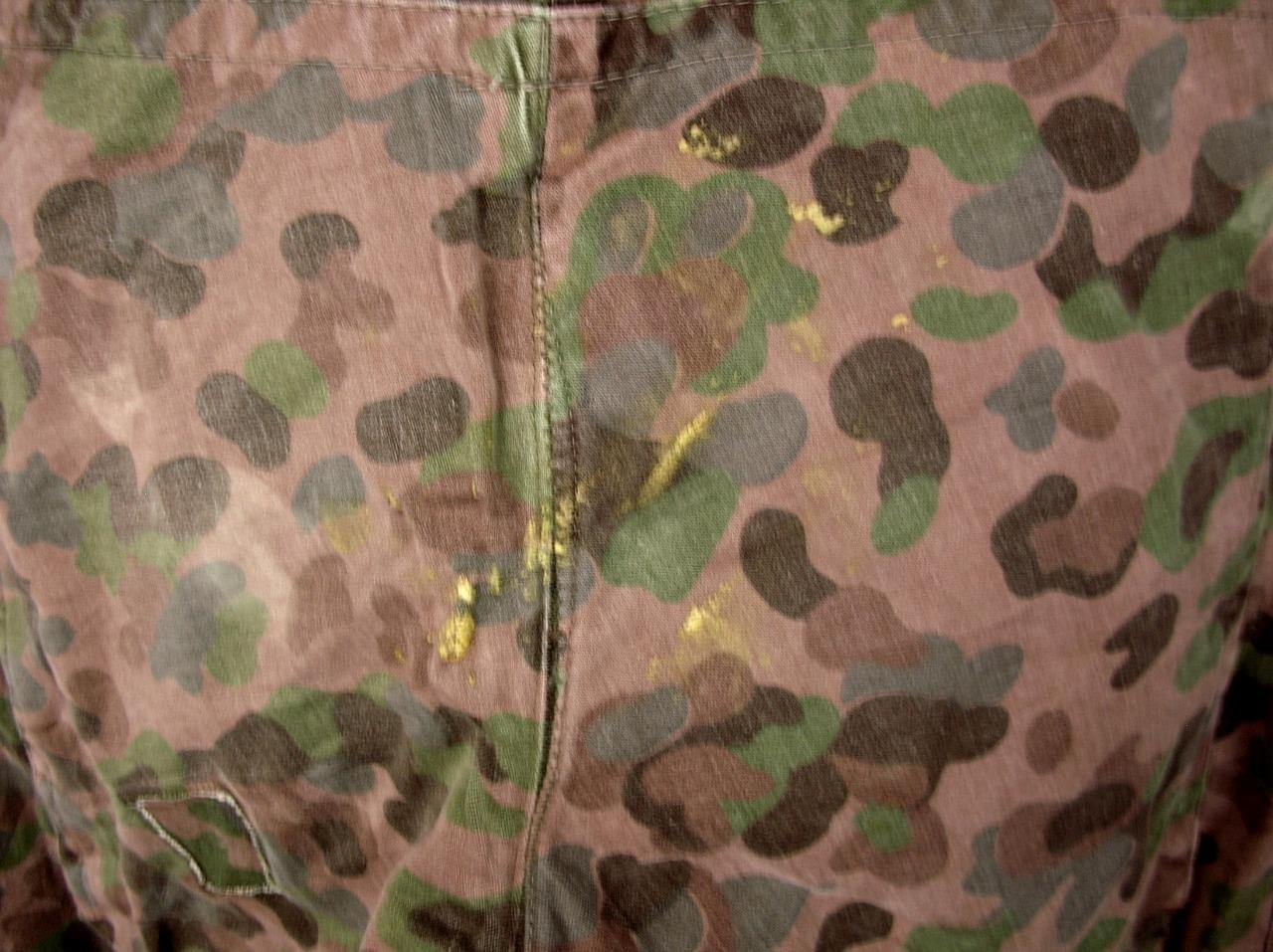 VINTAGE HBA 1972 Austrian AUSTRIA ARMY M57 Pea Dot CAMO FIELD TROUSERS