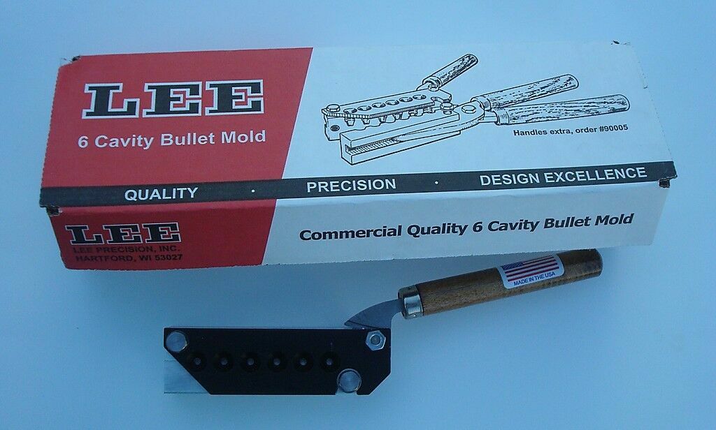 LEE 6 Cavity Bullet Mold 92045 356-147-TC 9 mm 140 Grain Bullet New In Box