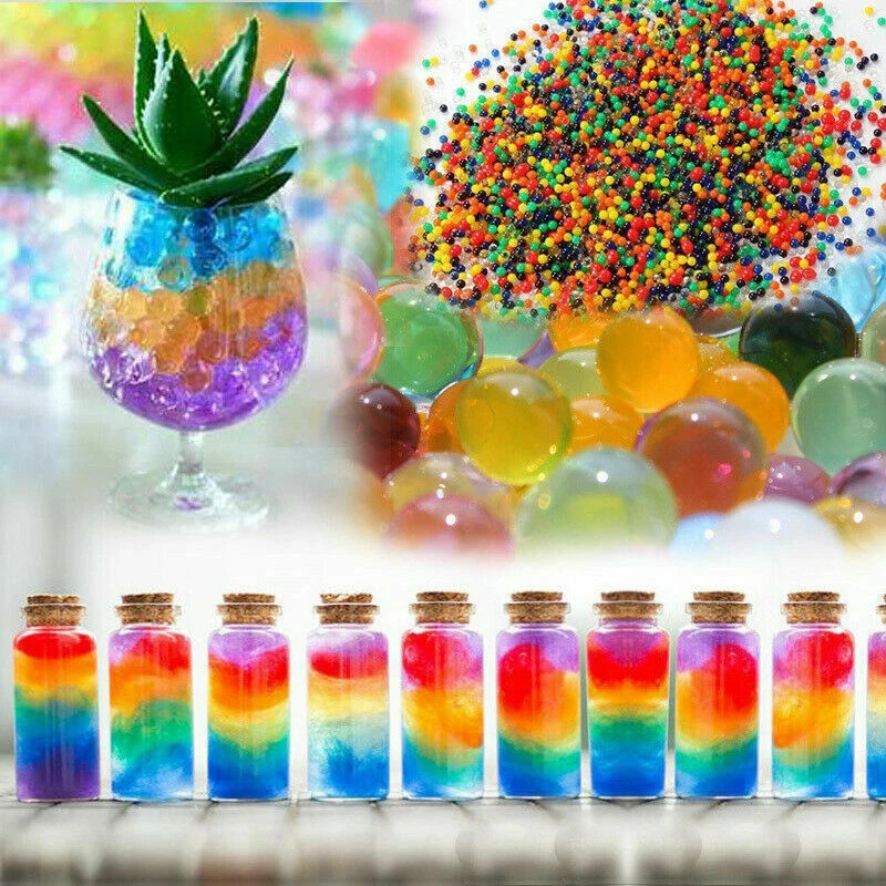 100K pcs Orbeez Waterball COLOUR SELECTION Gel Water Bead Vase Filler Soil