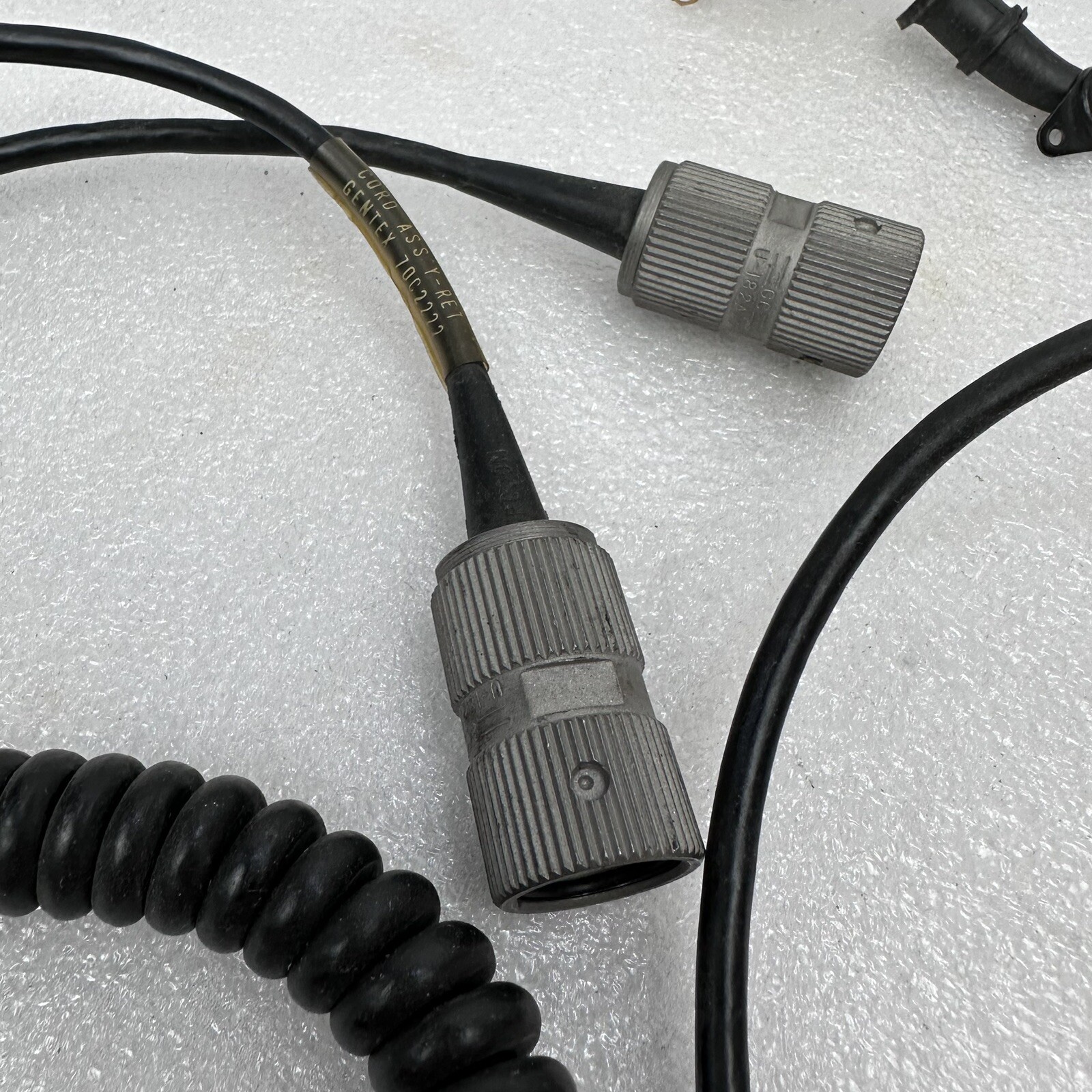 CVC Crewman Helmet VIC-3 Communication Cable w/ U229 Military Radio Bailout Plug