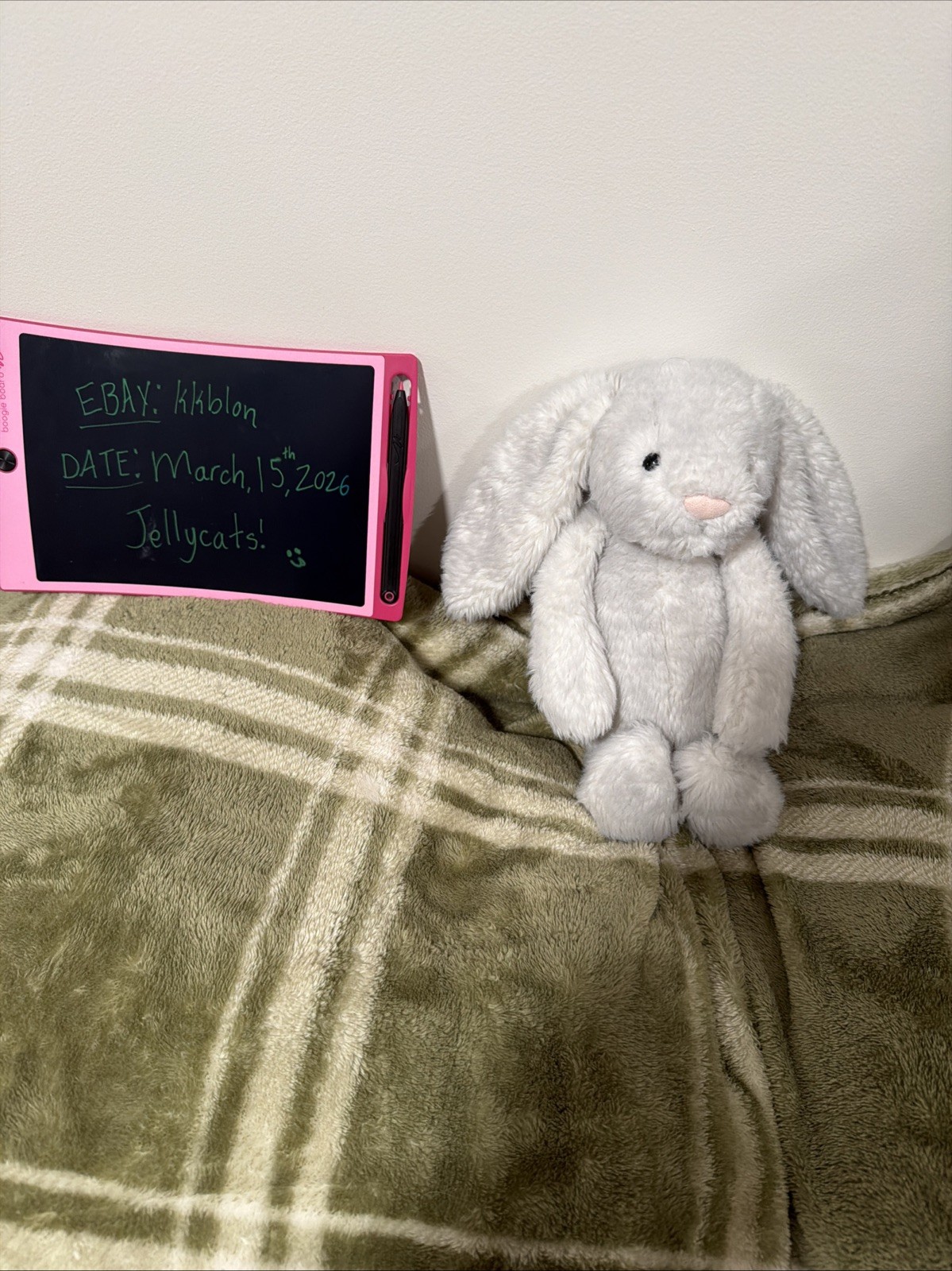 JELLYCAT ~ medium birch bunny AND huge bartholomew bear