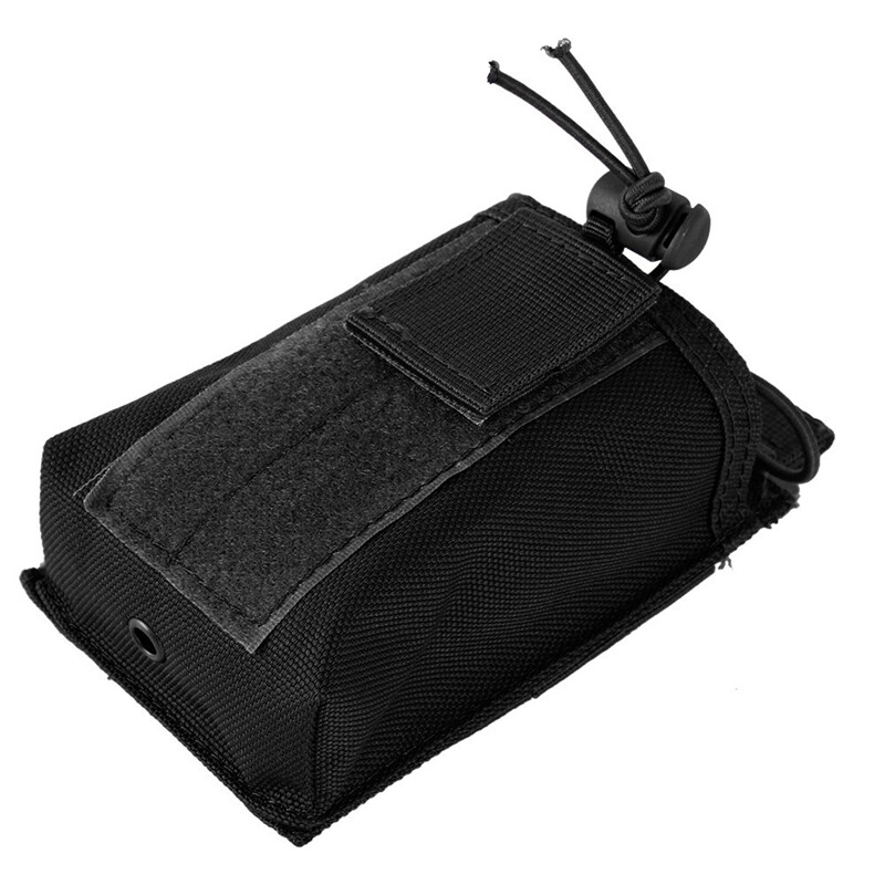 US Molle Radio Pouch Belt Holder Adjustable Walkie Talkie Bag Heavy Duty Holster