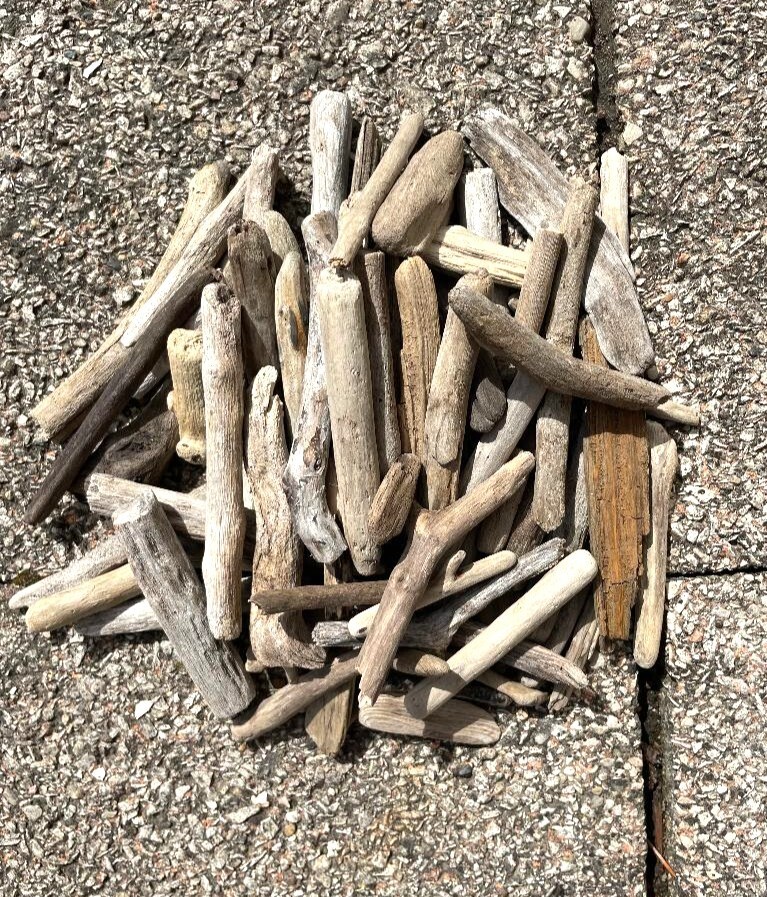 SM Genuine Driftwood Branches 1/2''- 6'' Bulk Lot 12 Pieces 4 DIY Wall Decor Art