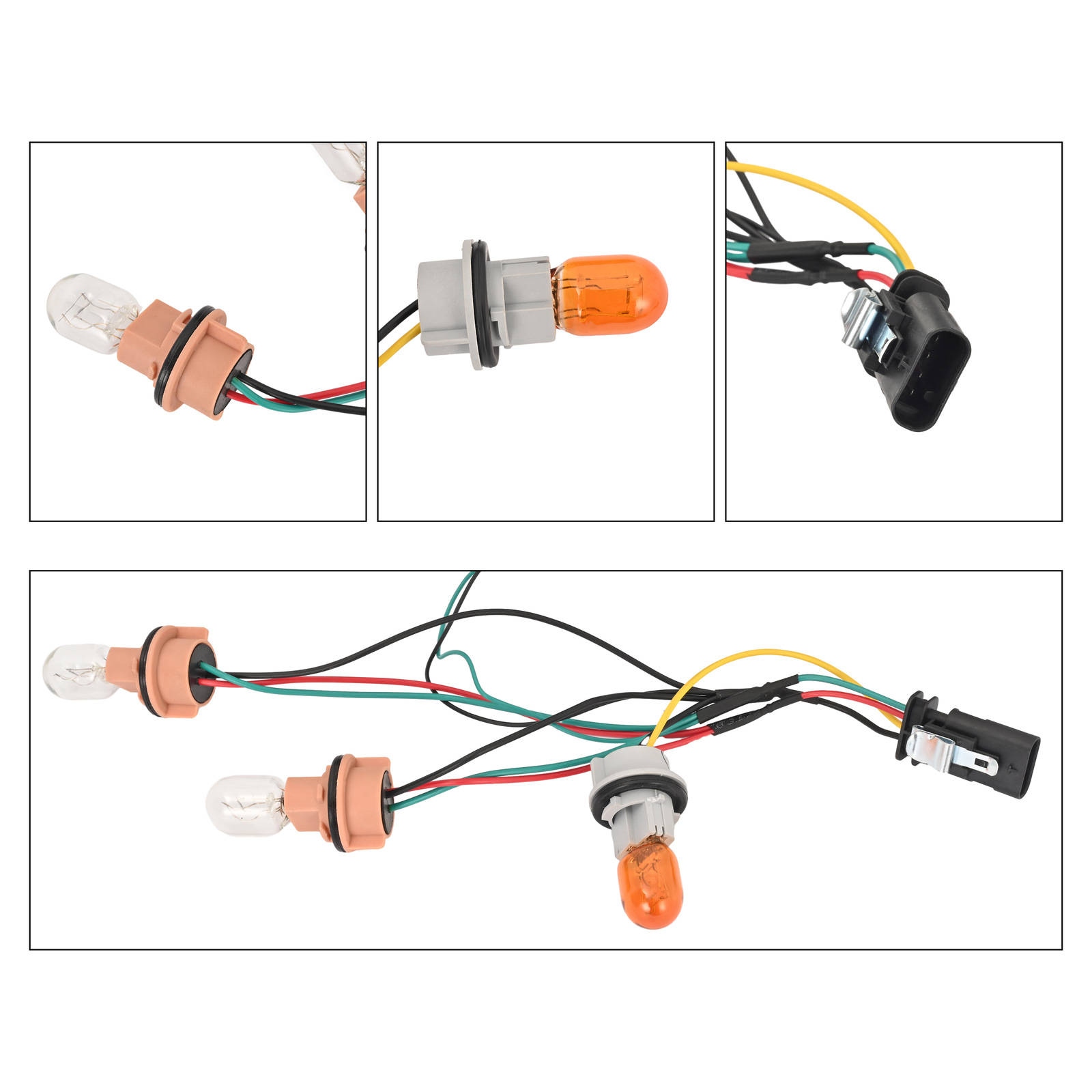 Red Tail Lights Lamps w/ Bulbs LH+RH For Chevy Traverse LS LT LTZ 2013-2017 DOT