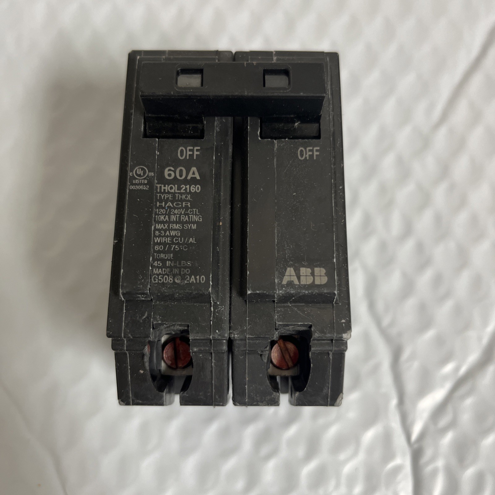 GE Q-Line 60 Amp 2 in. Double-Pole Circuit Breaker