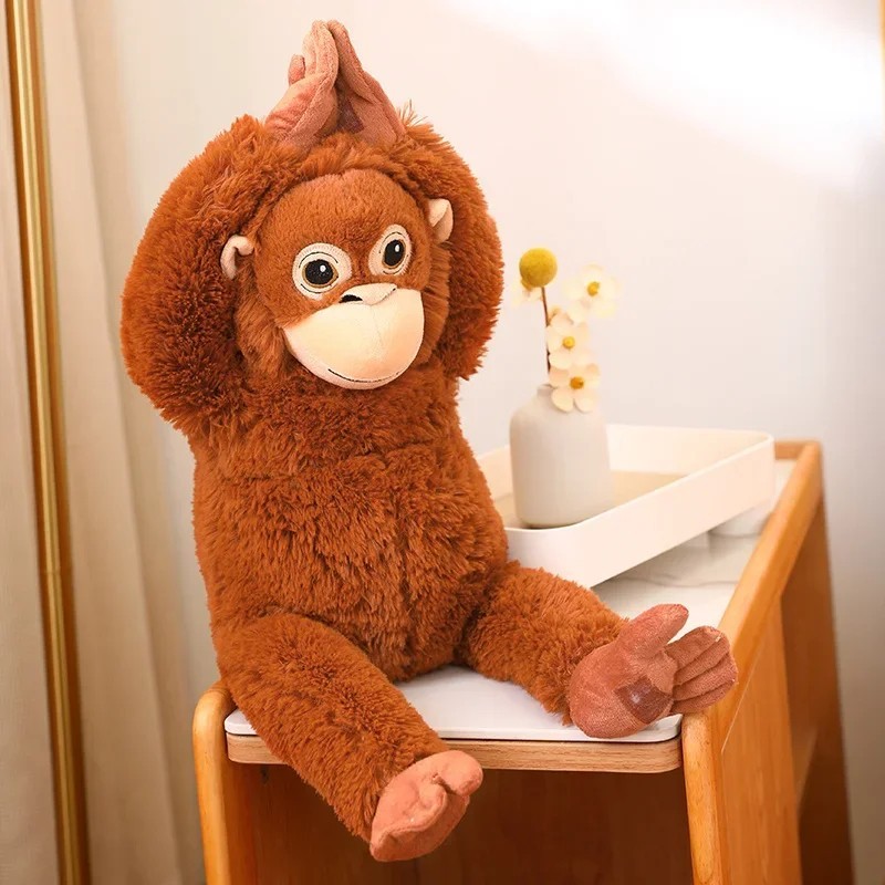 Punch Orangutan Djungeskog Brown Ikea Plush 26in Punch Monkey Plush