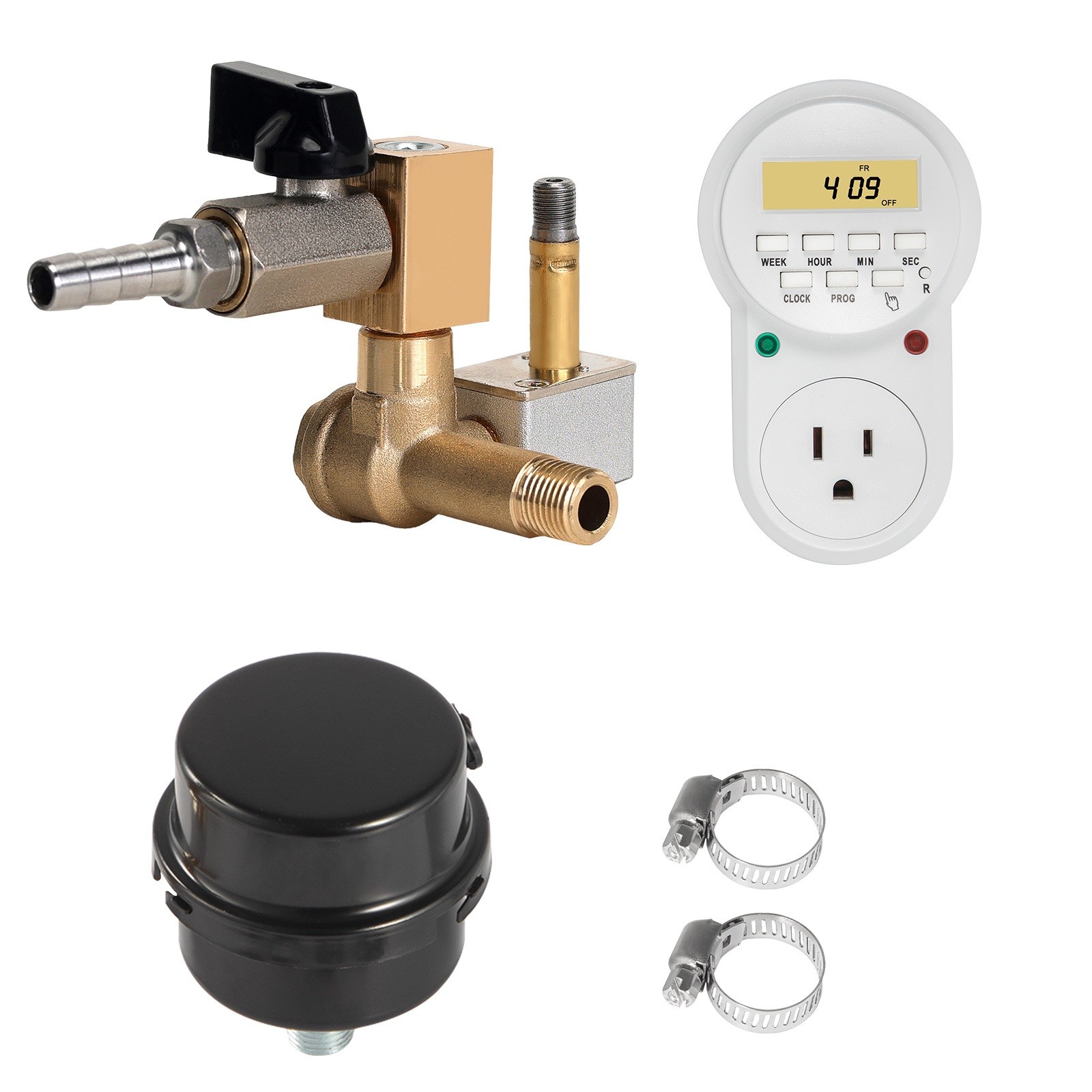 VEVOR Pond Aerator Lake Pond Aeration Kit 3/4 HP 550W 5.2CFM for Up to 3 Acre