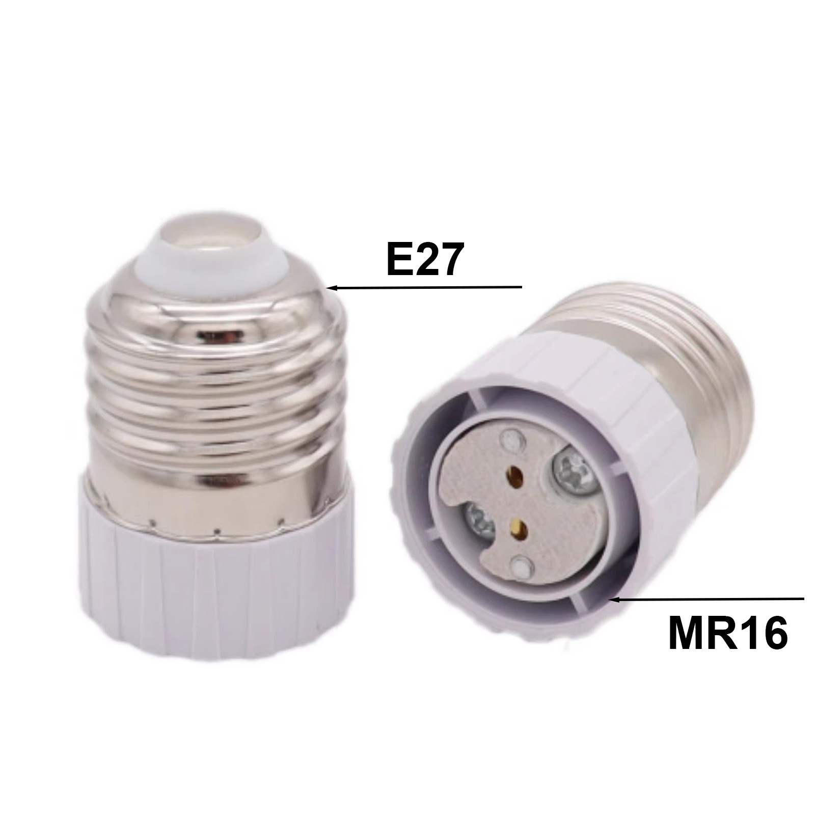 E27 to MR16 Socket Base Converter Holder LED Halogen CFL Light Bulb Lamp Adapter