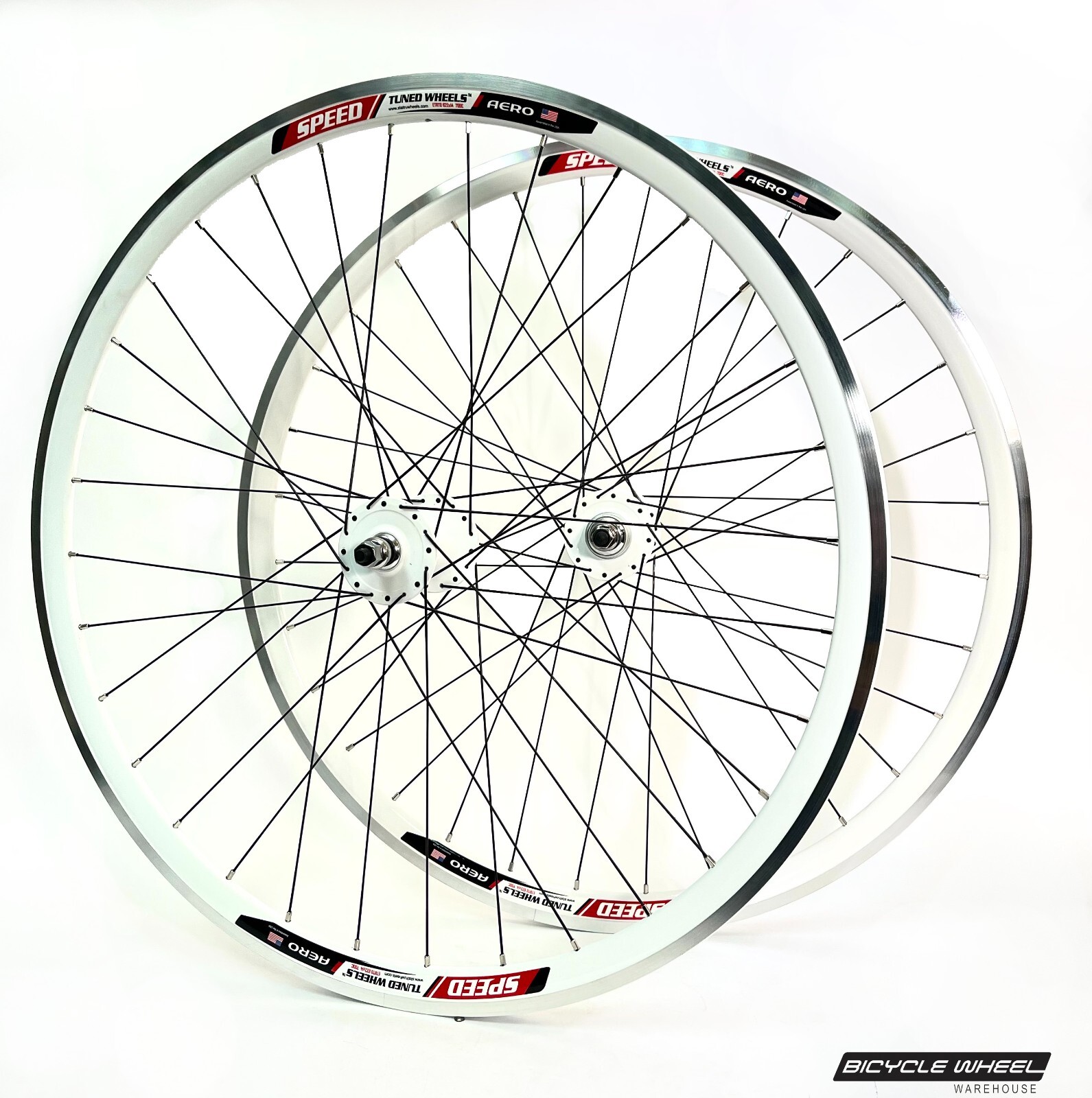 Speed Tuned Aero 700c Fixed / Single Speed Wheel Set Formula Track Bolt-on