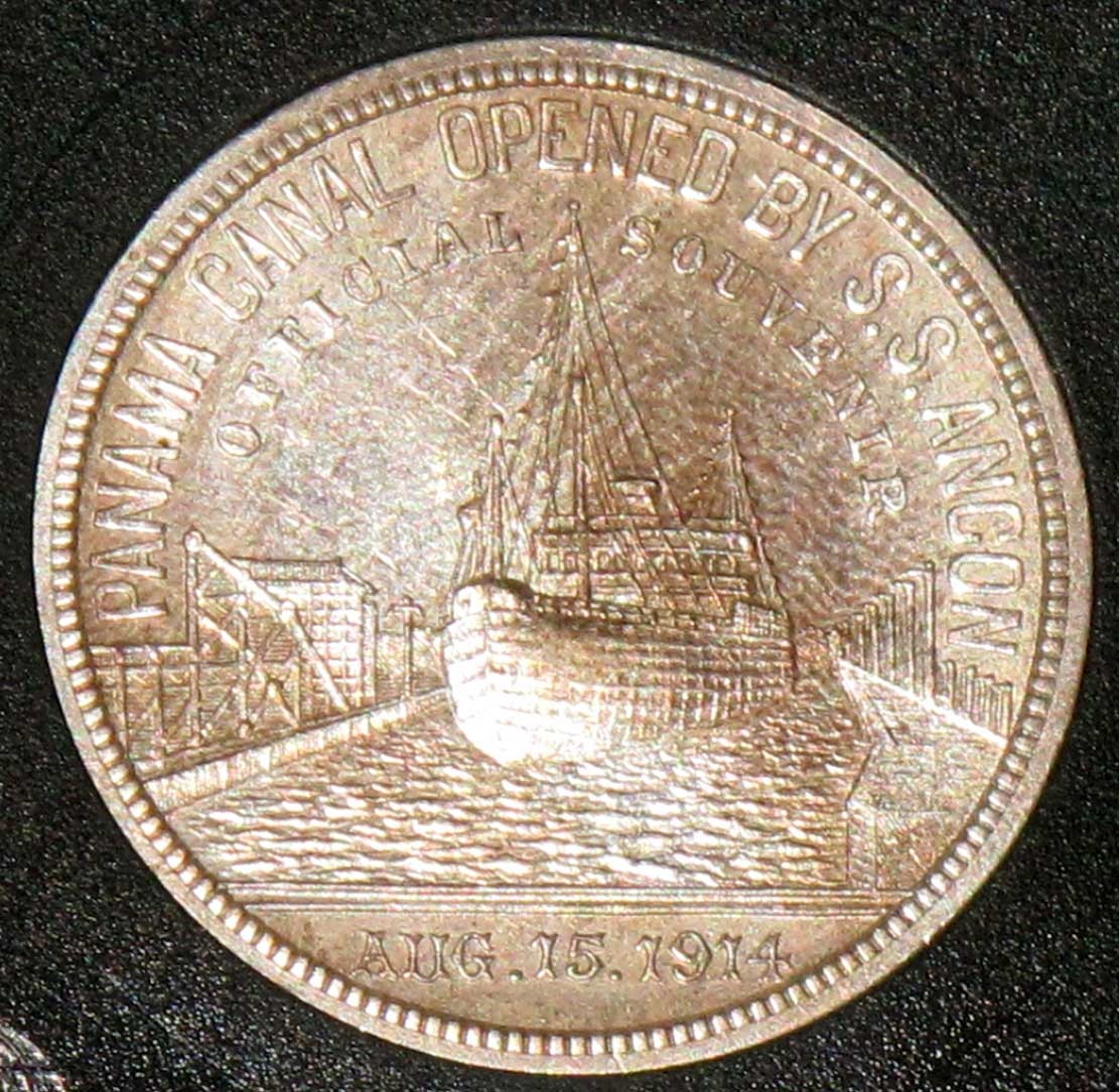 1915 HK-426 : Silver S.S. Ancon Panama-Pacific Exposition So-Called Dollar