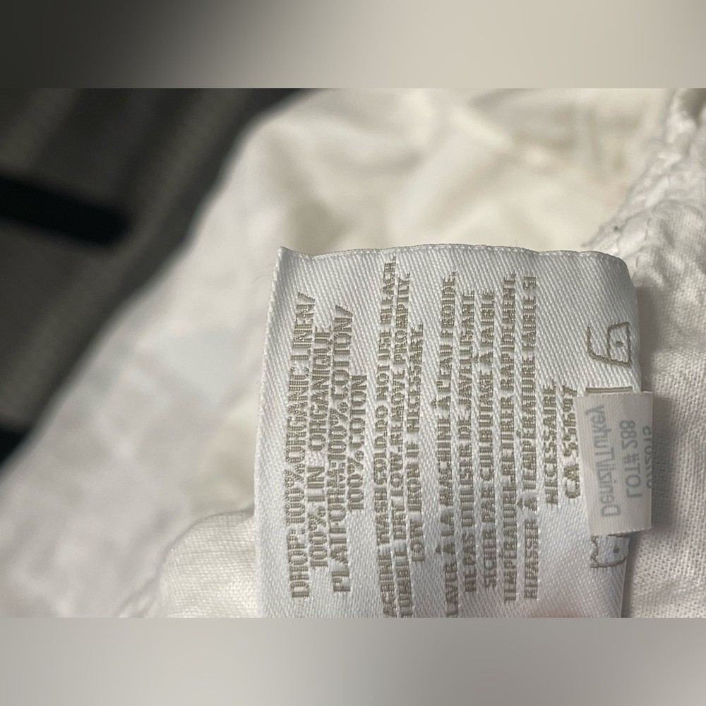 Baby & child Restoration hardware 100% linen crib bedsheet with attached skirt