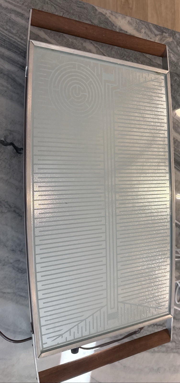 Salton Cosmopolitan Food Warmer Tray Mid Century Modern 1960s Vintage Tested