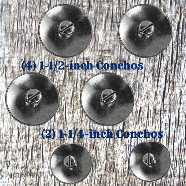 Angel Fire Concho Saddle Set CON419-A-2-SD-SET