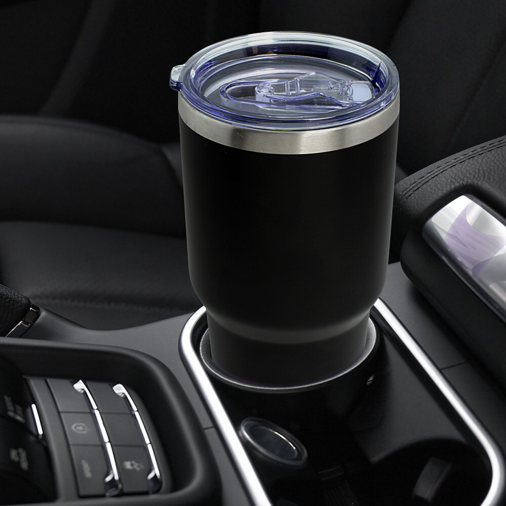 Ford Thunderbird 30 oz Vaccum Sealed Black Stainless Steel Travel Tumbler Mug