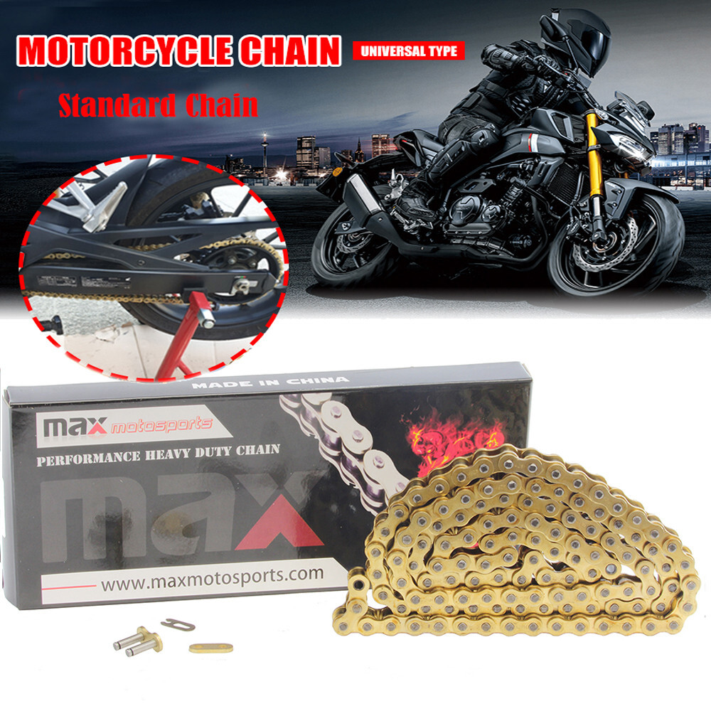 420 Motorcycle Chain 120 Links with 1 Connecting Link 110cc 125cc Dirt Bike ATV