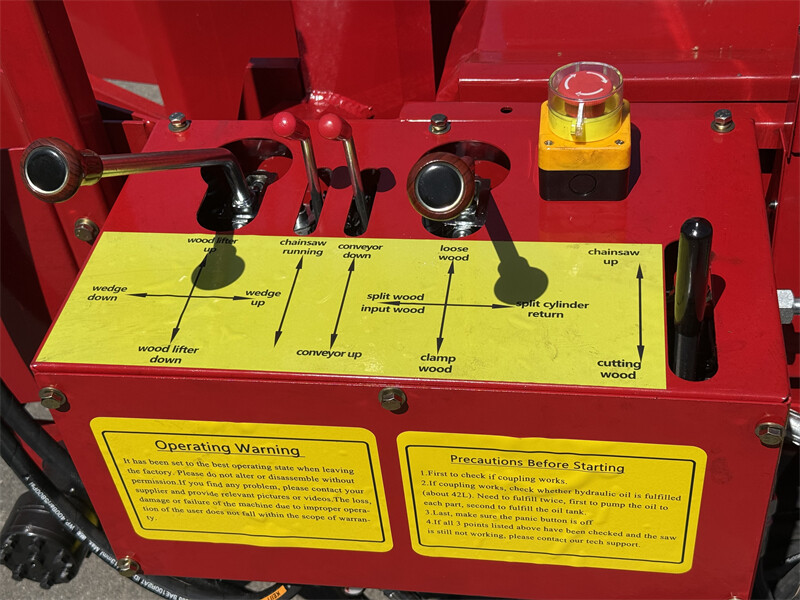 22T Hydraulic Firewood Processor w/ 739cc RATO Engine Log Lifter & 118" Conveyor