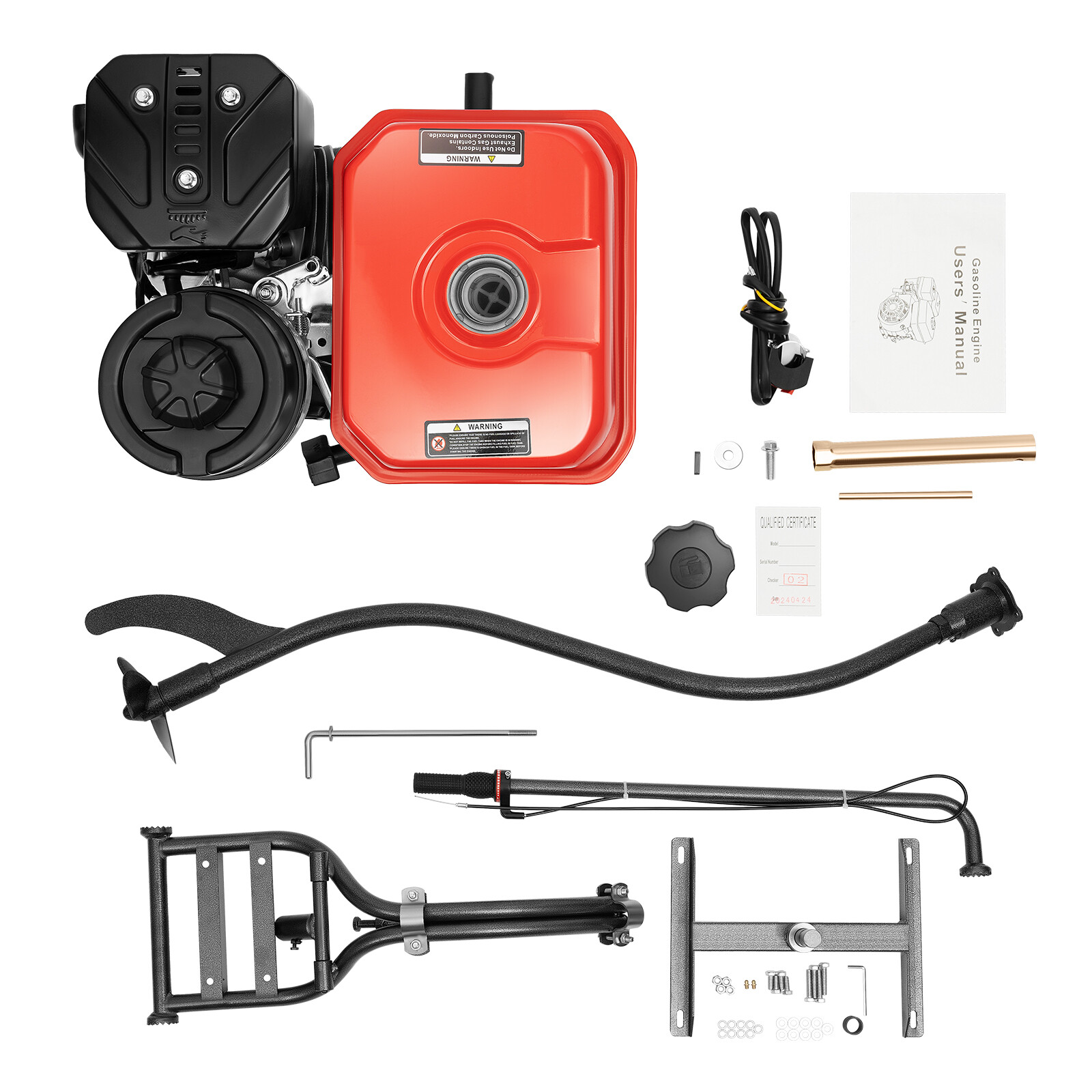 7.5 hp 4 Stroke Outboard Motor Fishing Boat Engine Air Cooling System Newest