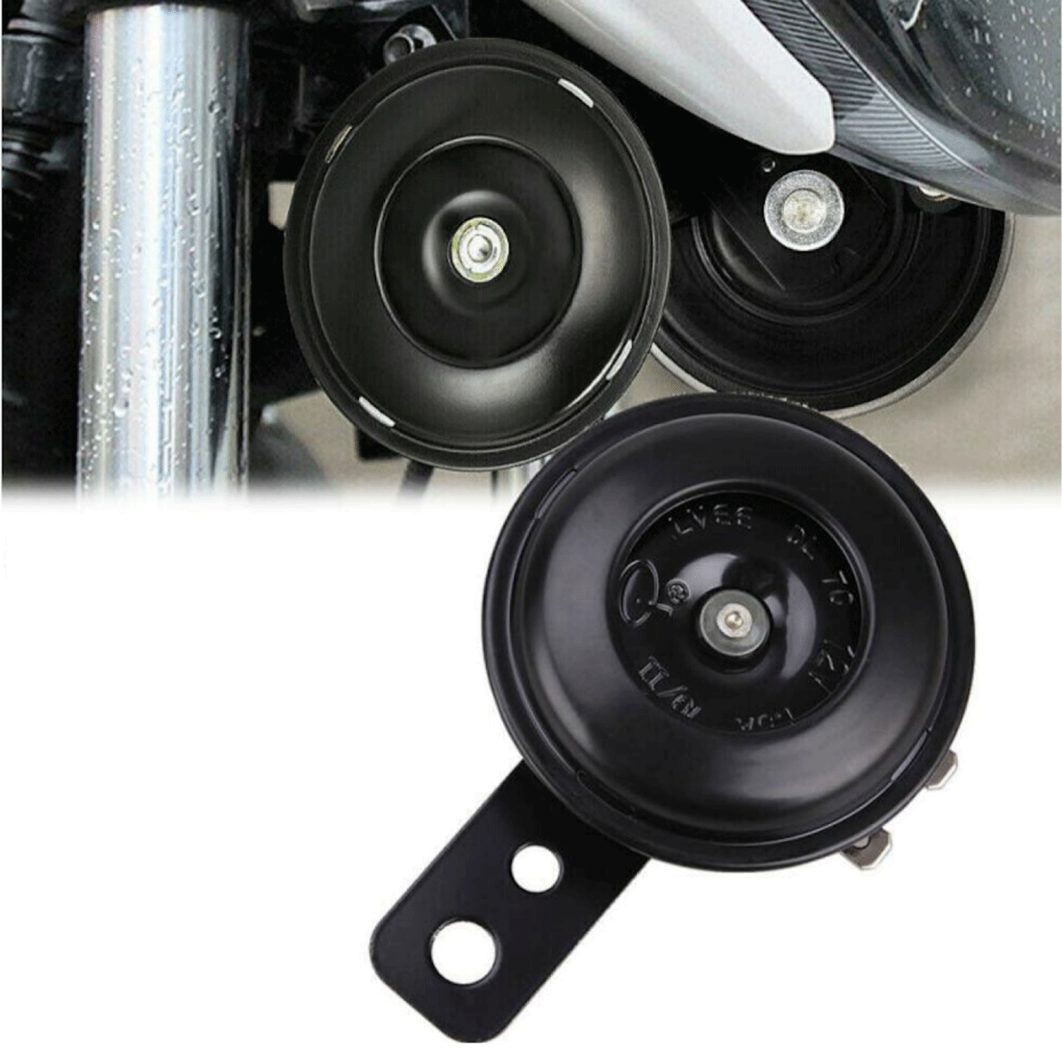 HORN 12V Waterproof Loud 105dB Universal Motorcycle Car UTV ATV Boat Auto Bike