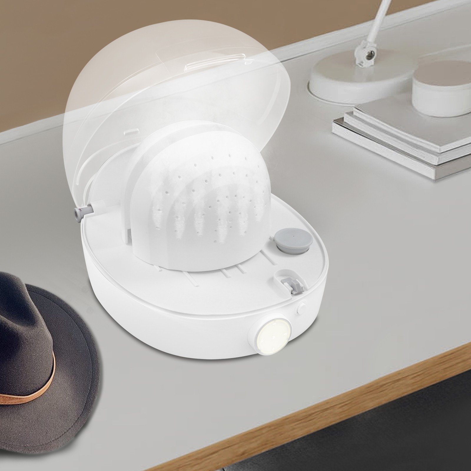 Cap Cleaner Countertop Hat Care Machine Automatic Steam Cleaning Machine 1000W