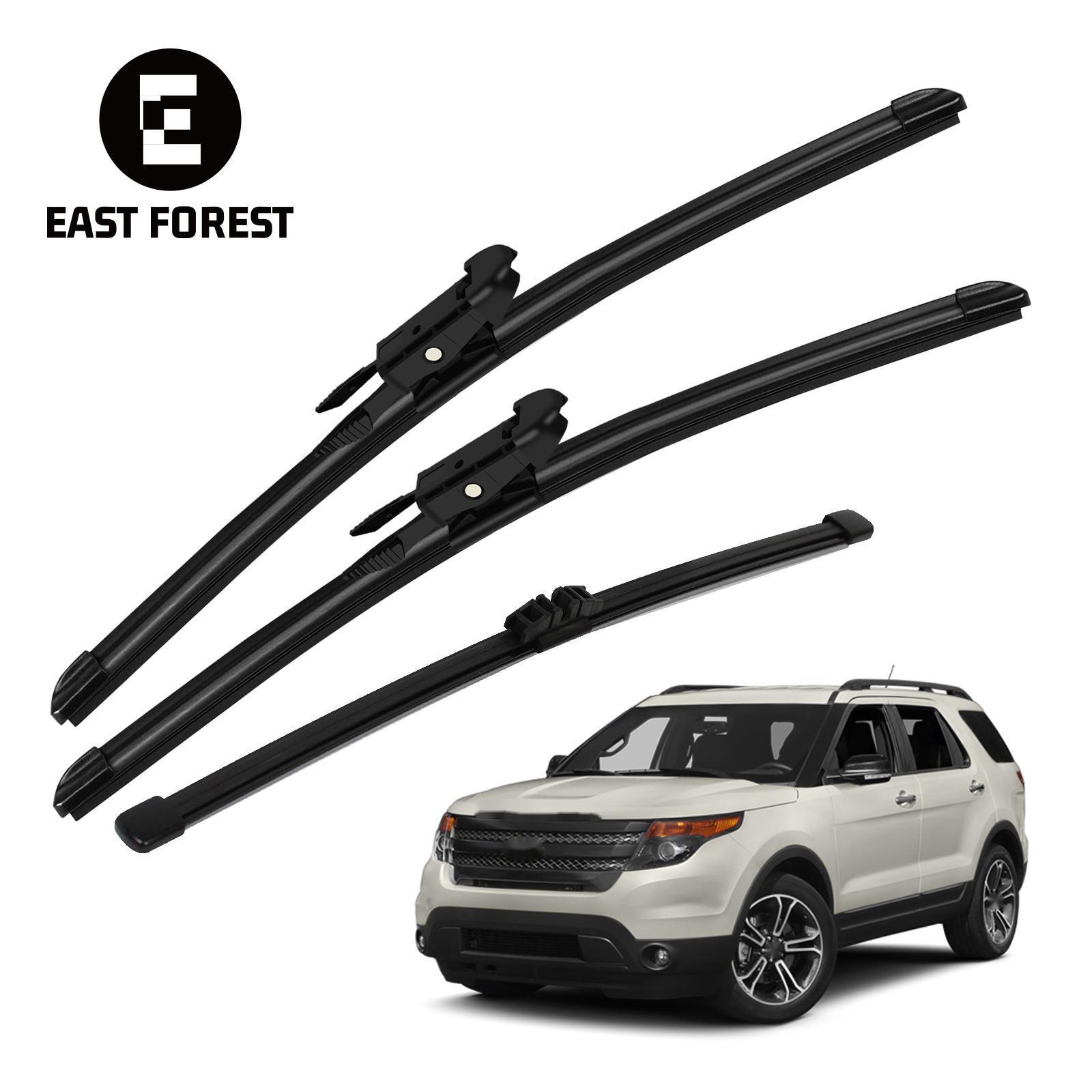 Set of 3 - 26" 22" 11" OEM Windshield Wiper Blades For Ford Explorer 2011-2019