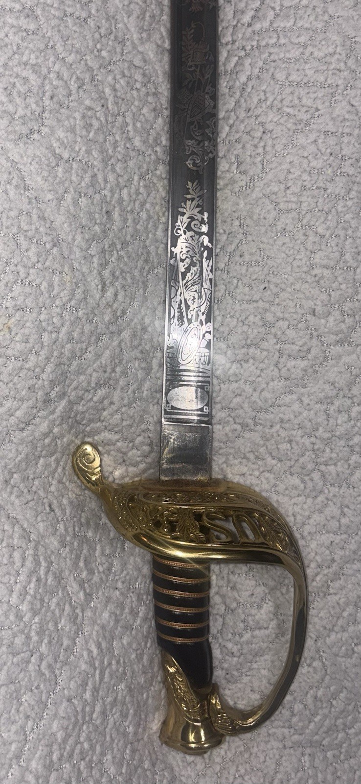 A High Quality Reproduced Model 1850 Staff & Field Officer Sword w/ Scabbard