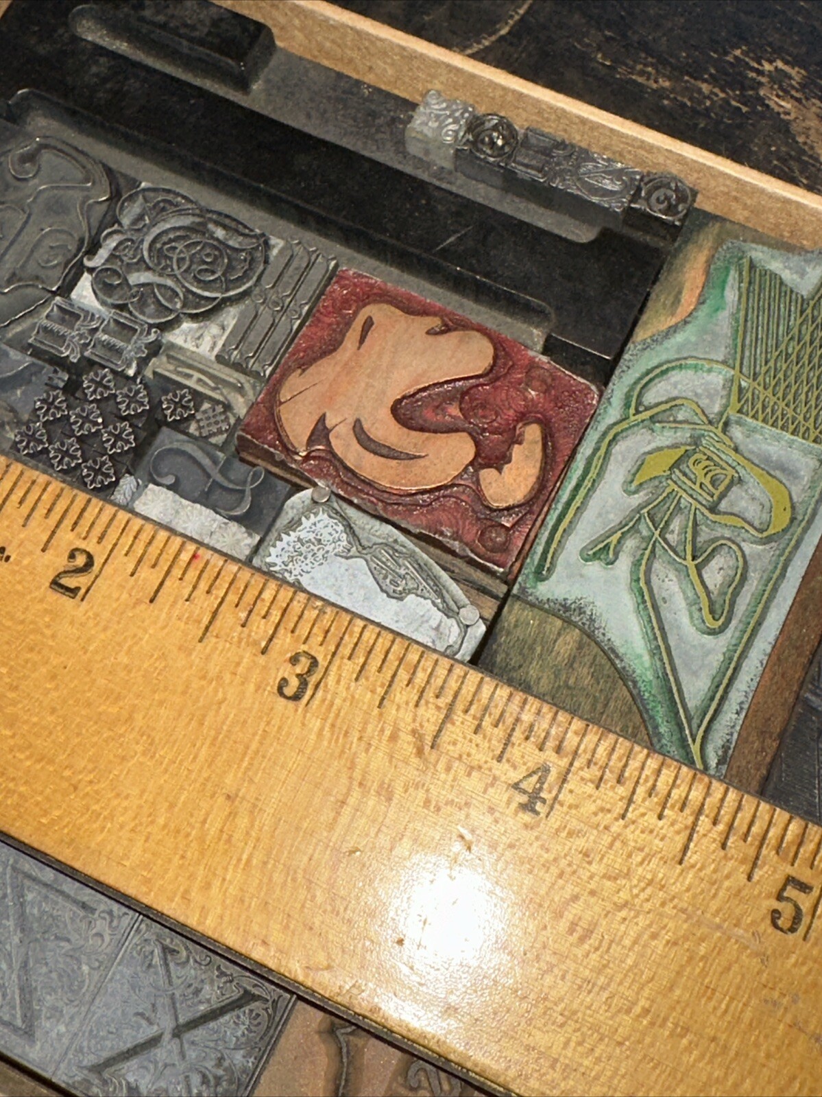 Printing Blocks Ornamentals Borders Dingbats. Wonderful Variety!! #C Beautiful!