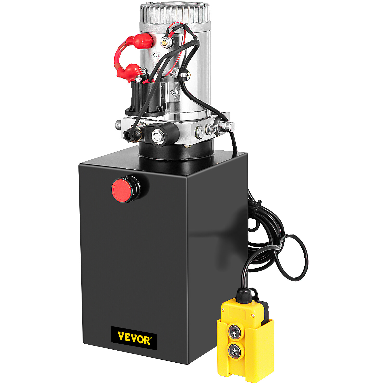 13 Quart Single Acting Hydraulic Pump Dump Trailer Unloading Unit Pack 12V