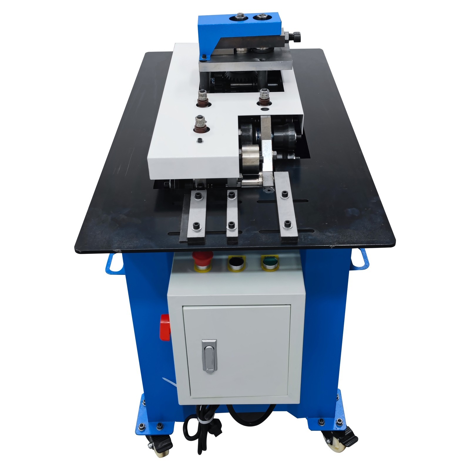 220V Seam Lock Forming Machine C-drive-locking and Radial Hem Seam 7 Shapes