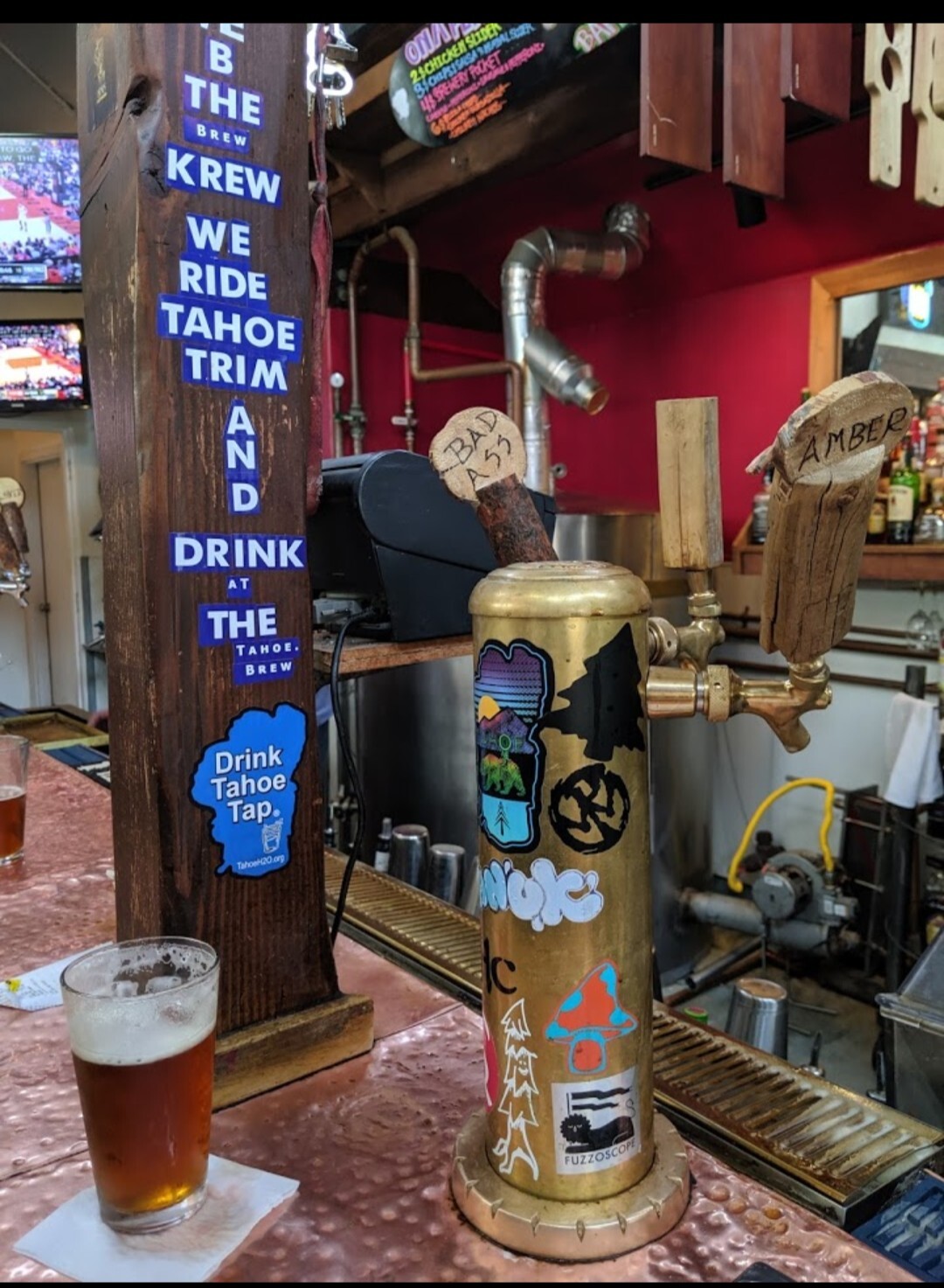 Drink Tahoe Brew-The Brewery at Lake Tahoe Bumper Sticker