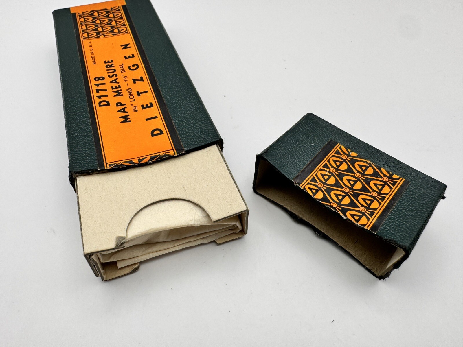 Lot Dietzgen D1718 Map Measure Hamilton Watch Co USMC Issue Model 33 Military