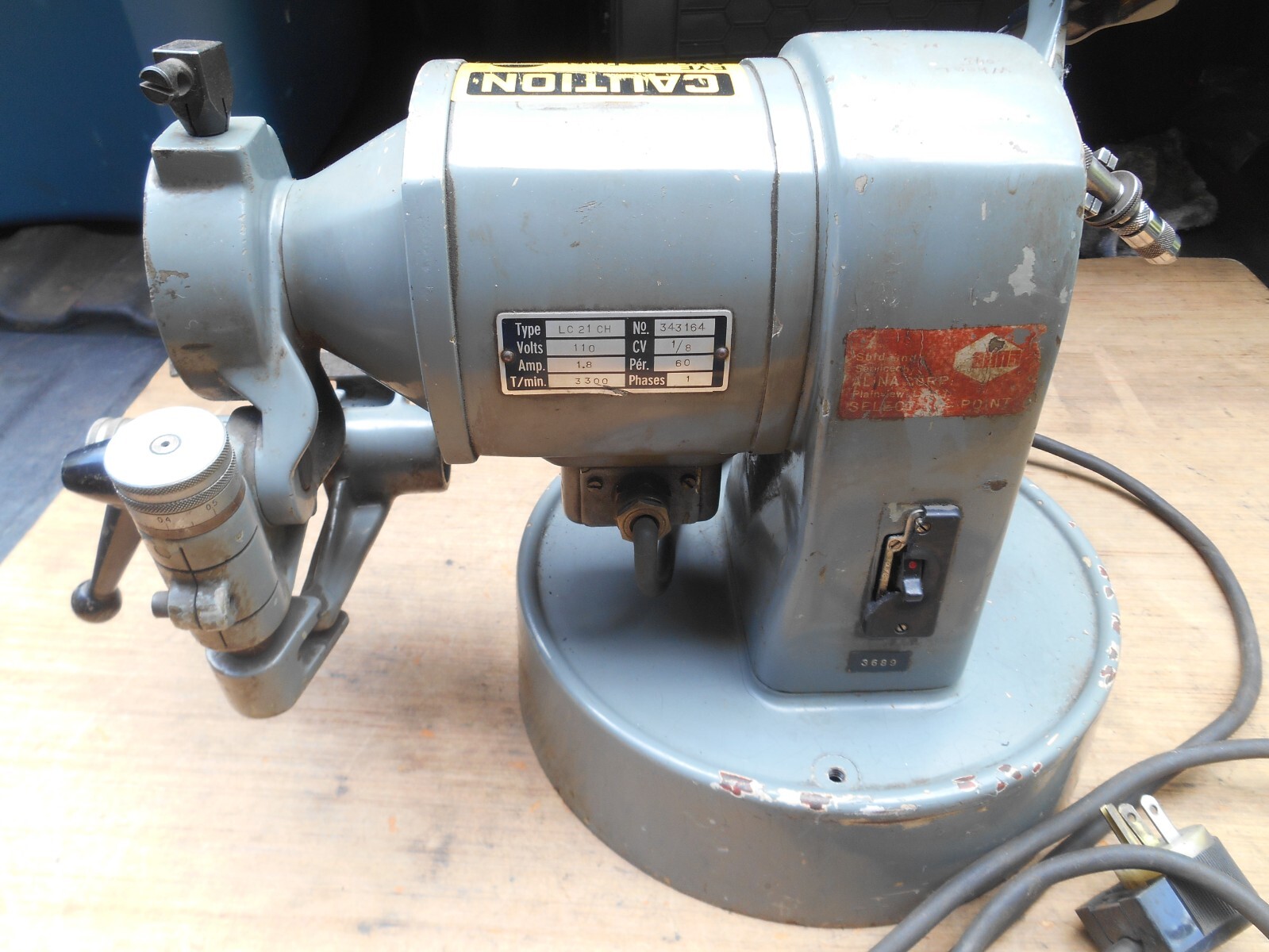 VTG. CHRISTEN DRILL BIT SHARPENER