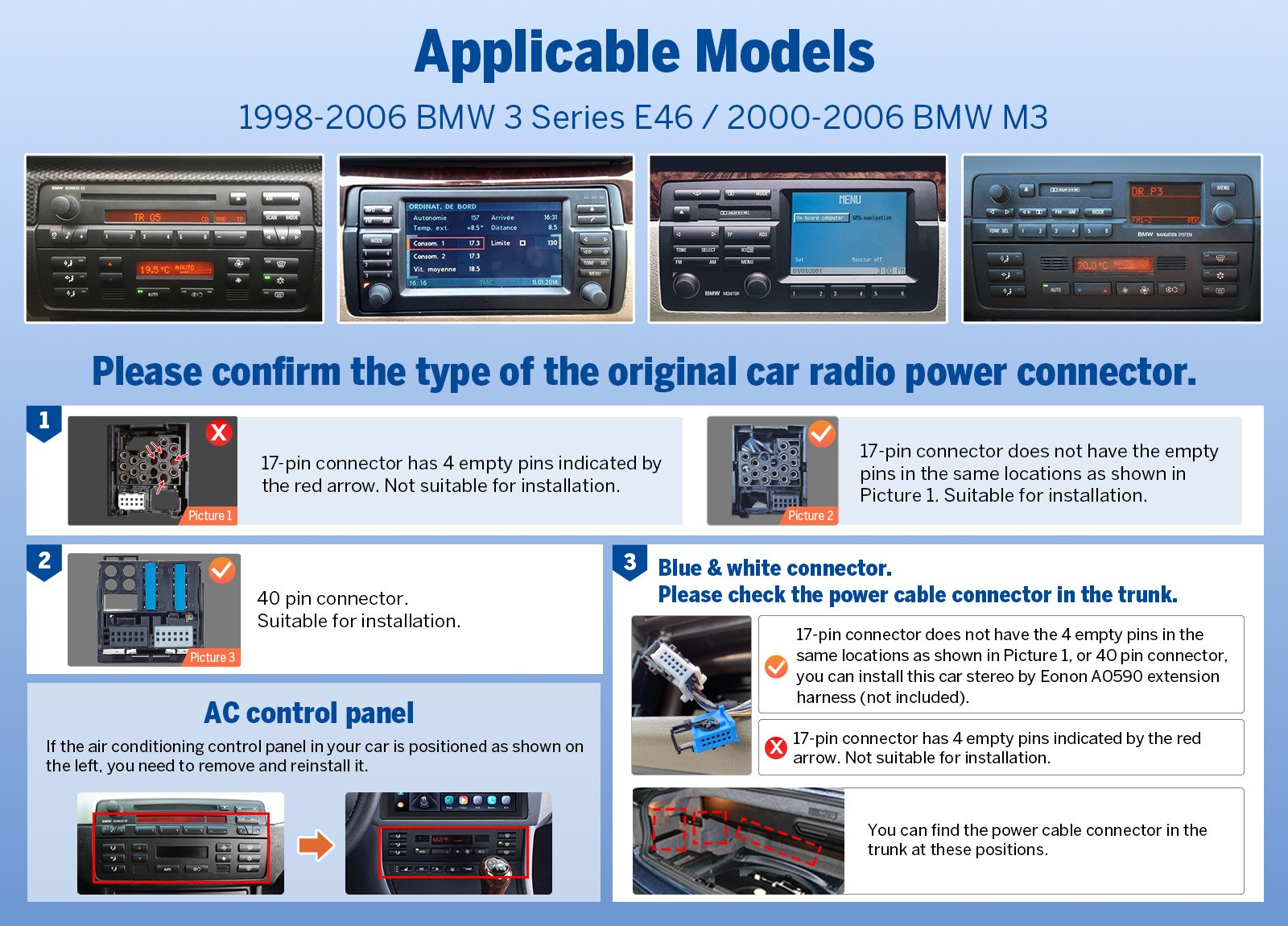 CAM+OBD+9 inch IPS Android Auto for BMW E46 325i Car Stereo Radio Apple CarPlay