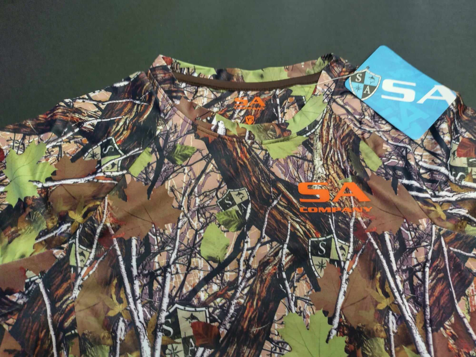 Forest Camouflage Kids Performance Long Sleeve Shirt Dregs Size 2T New