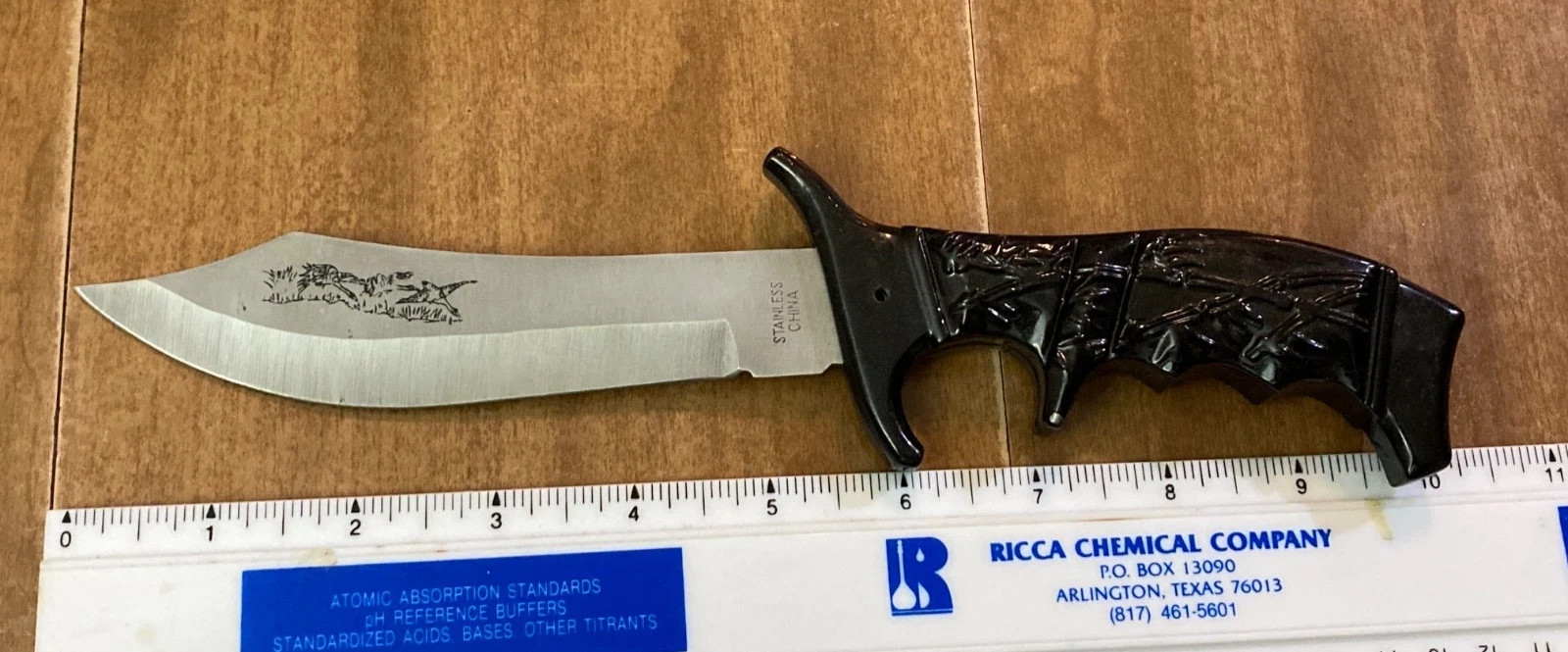 Vintage Fixed Blade Knife Lot Large Hunting Survival Display 1 w/Box Sheath