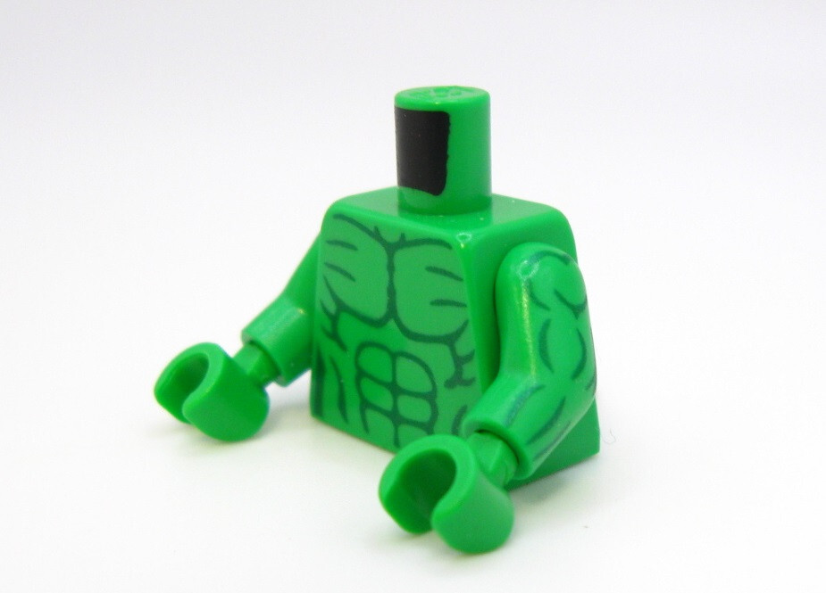 Custom printed TORSO ASSEMBLY for Minifigures using Real LEGO® bricks