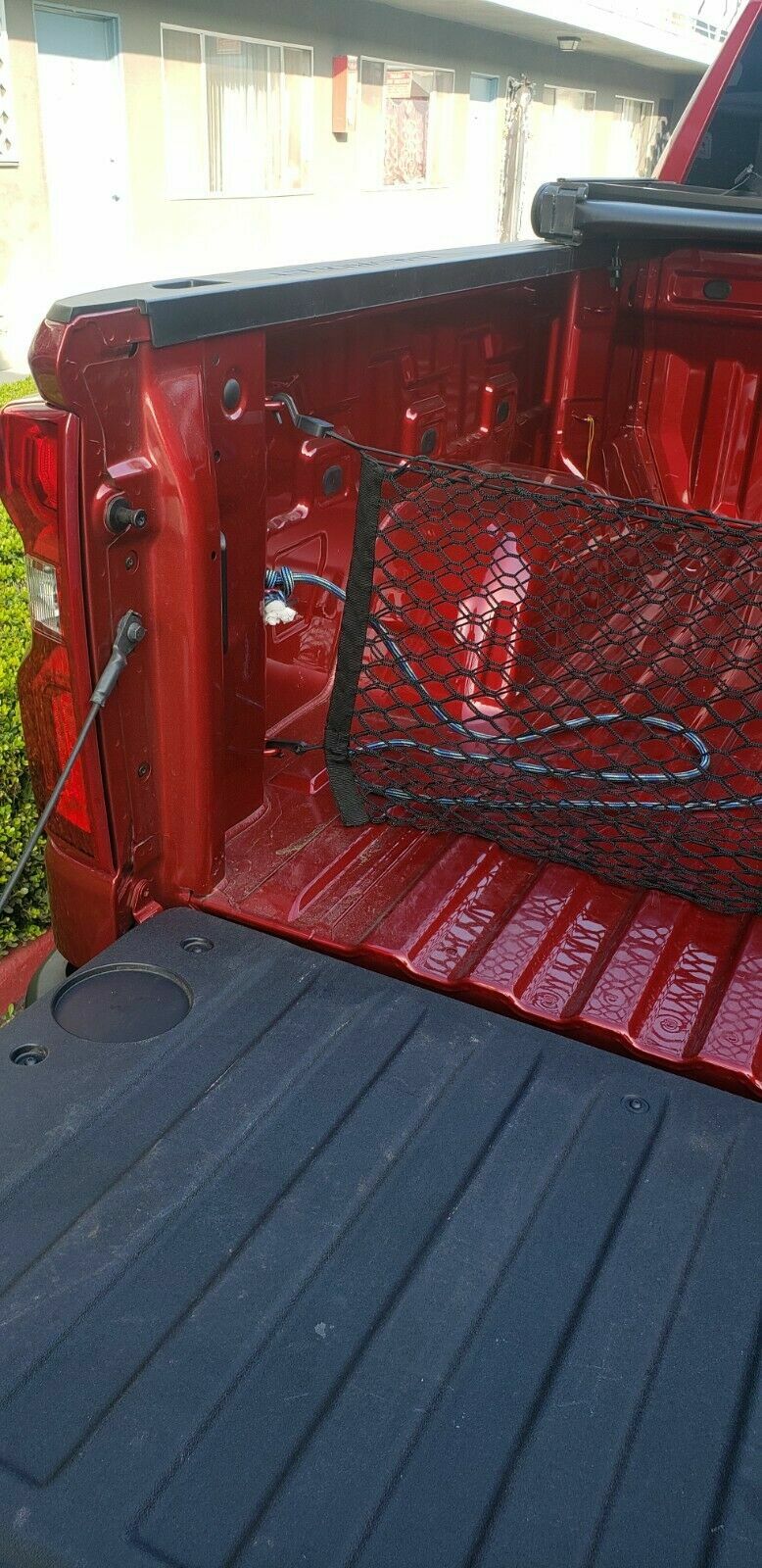 Rear Trunk Envelope Style Cargo Net for CHEVY SILVERADO GMC SIERRA 2013-2024 New