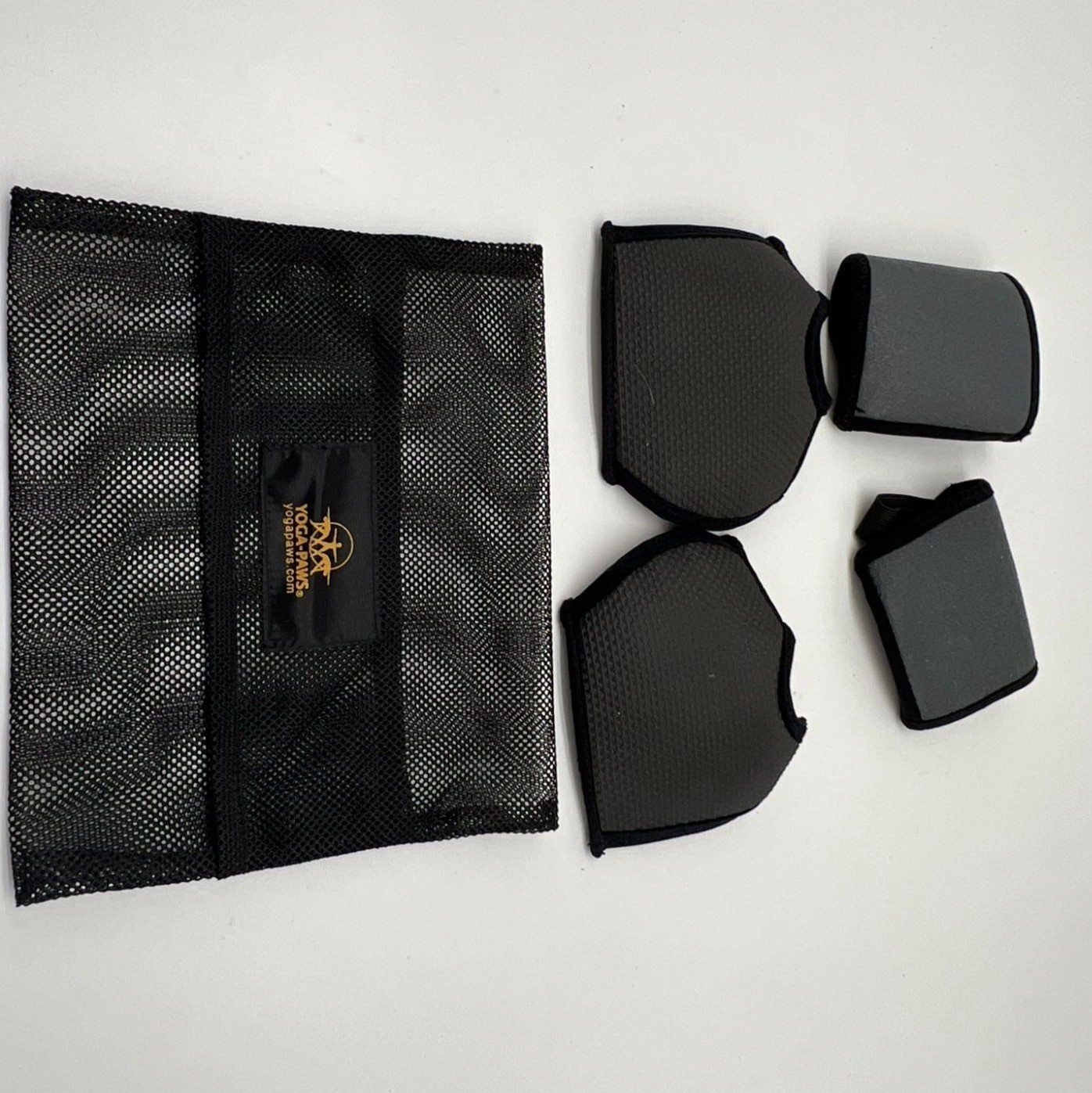 Yoga Paws Womens Mesh & Terry Cloth Grip Gloves & Socks Size 2 Black