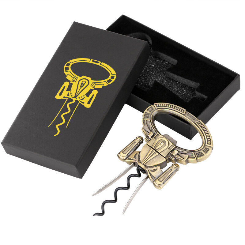 Ah-So Old Wine Opener Two-Prong Cork Puller Remover Multifunction Beer Corkscrew