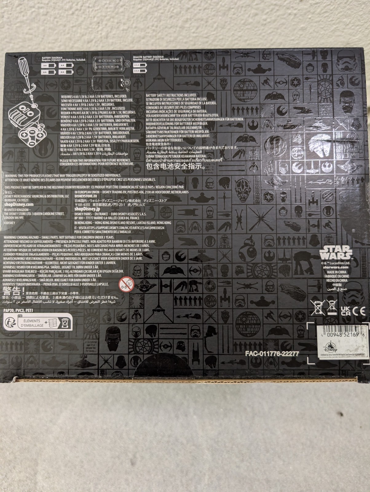 Disney Parks Star Wars Galaxy's Edge Deluxe Remote Control BD Unit Droid 2.4 GHz