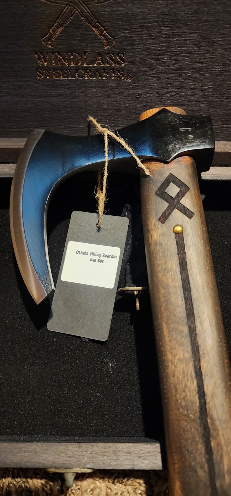 Othala Viking Bearded Axe Set